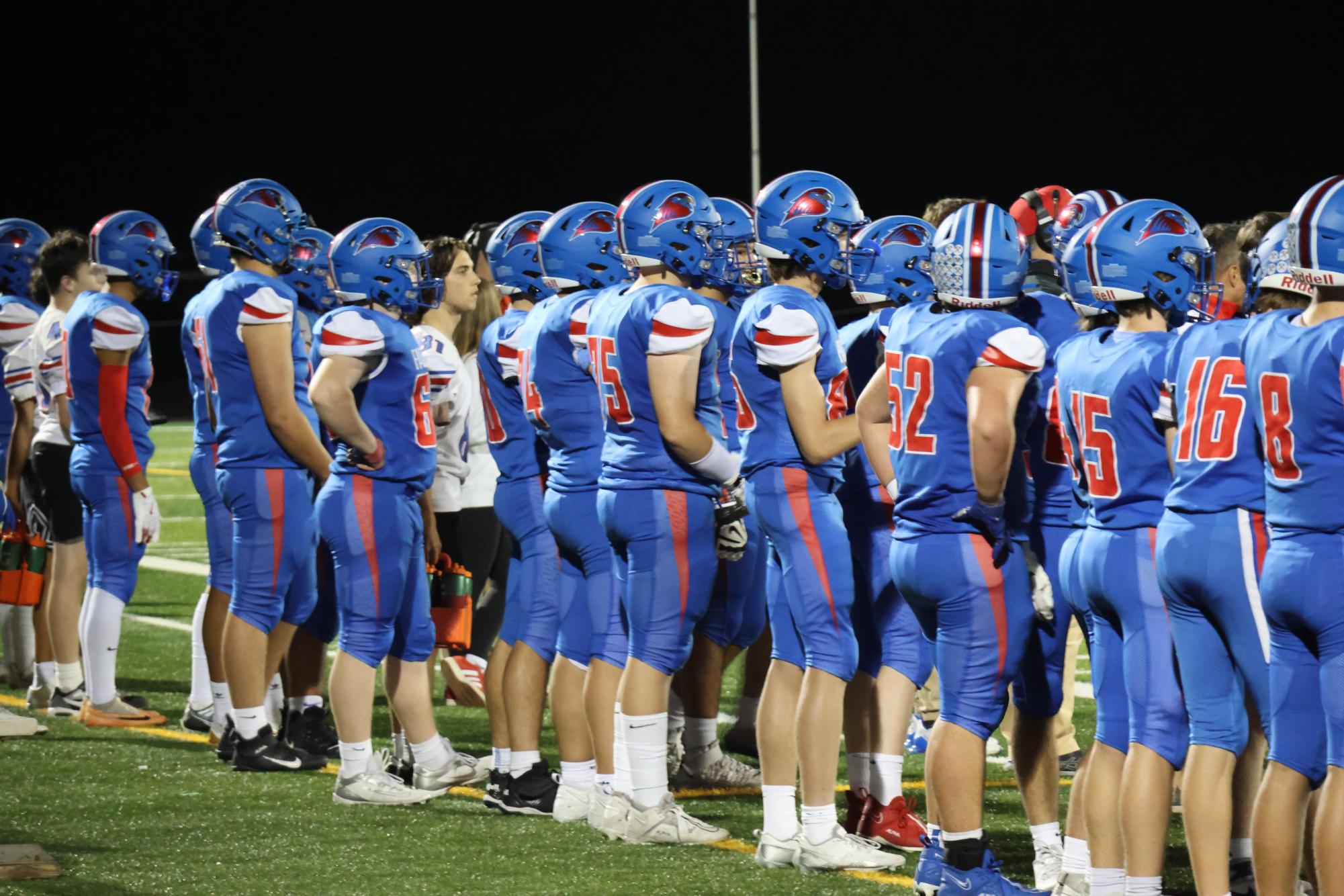 Photo Story: Varsity Football Team Loses Home Game to Glencoe, 20-27