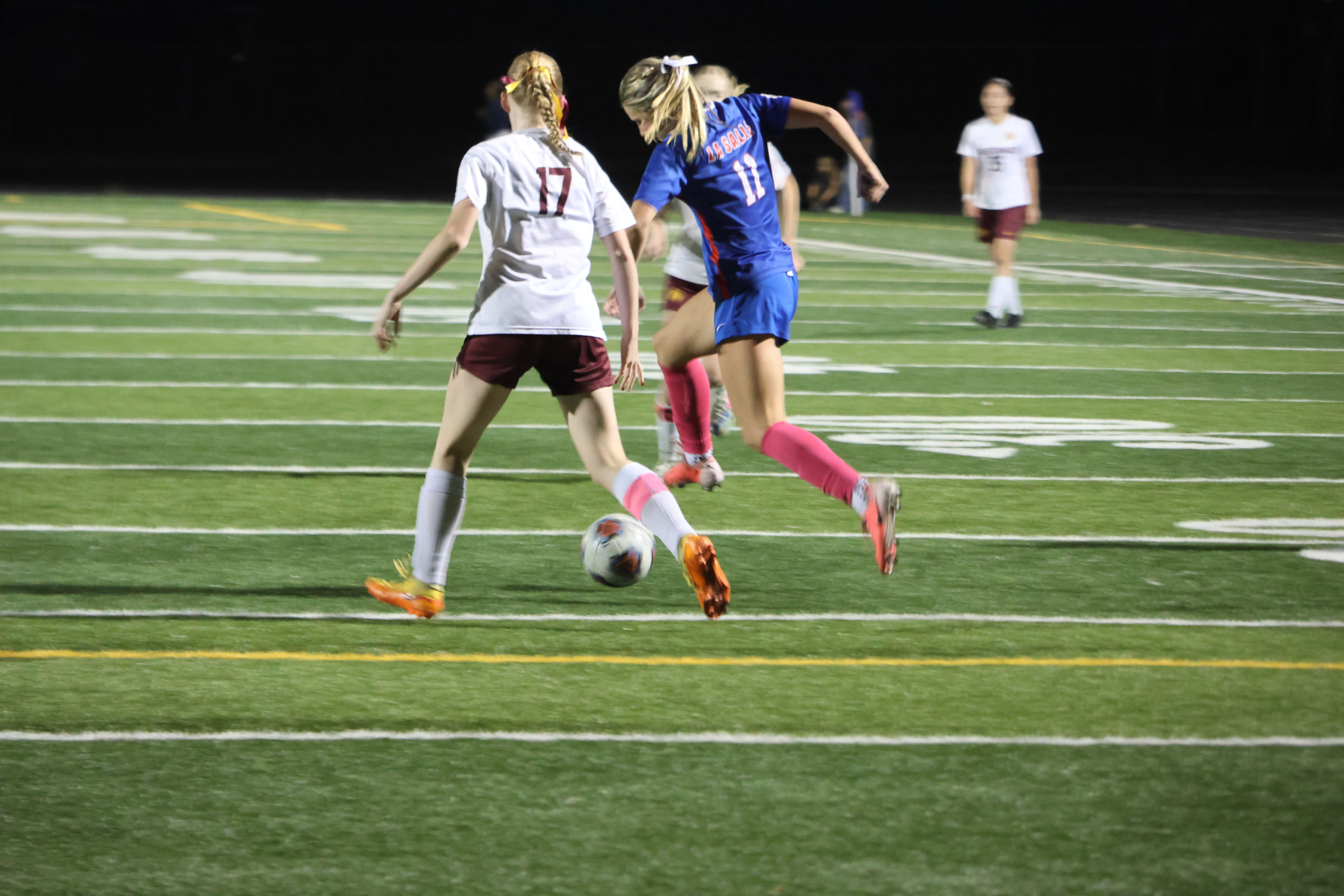 Photo Story: The Varsity Girls Soccer Team Hosts Future Falcon Night, Pulling Ahead to a 4–0 Victory Over Milwaukie High School