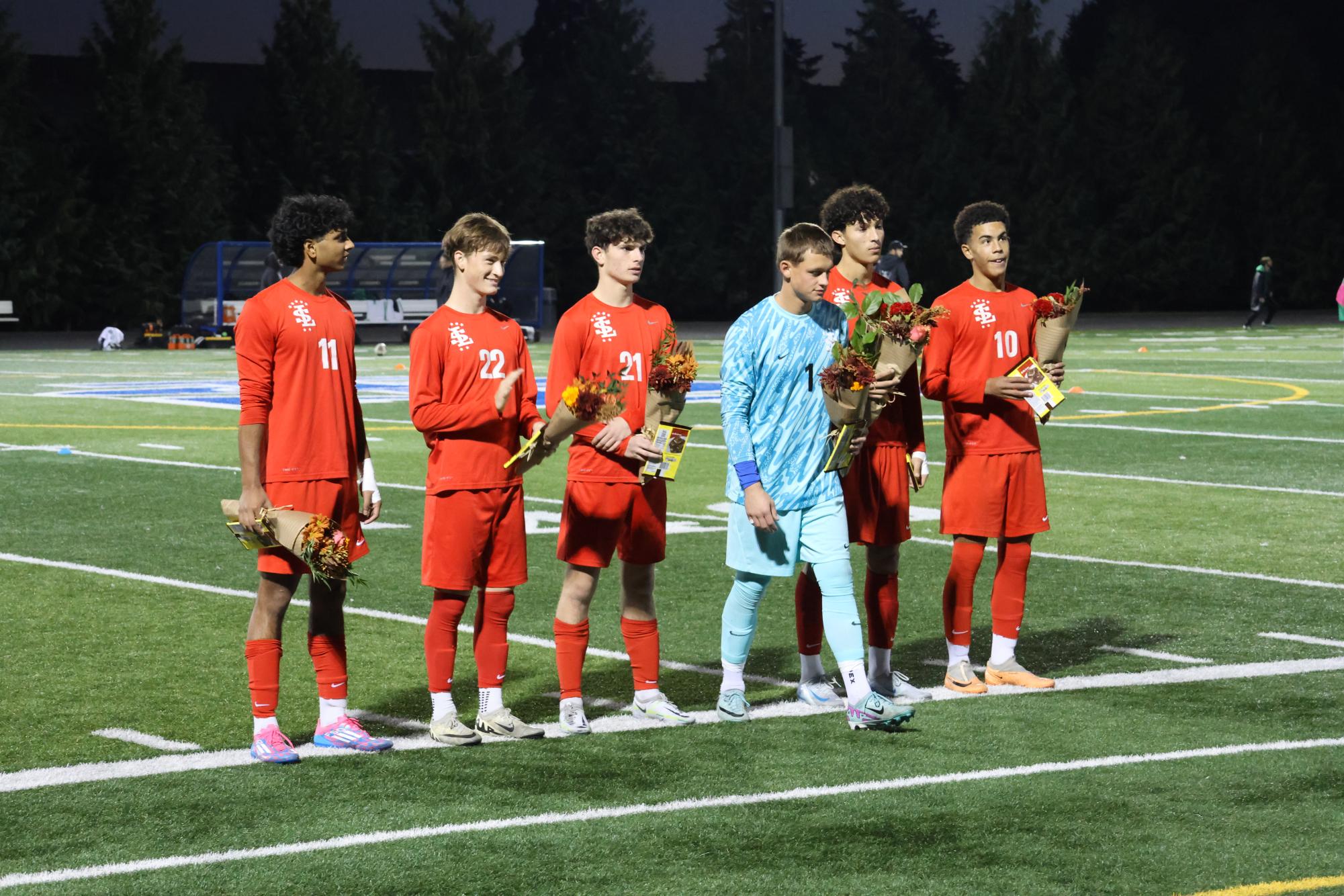 Photo Story: Boys Varsity Soccer Steamrolls Parkrose 7–1 on Senior Night