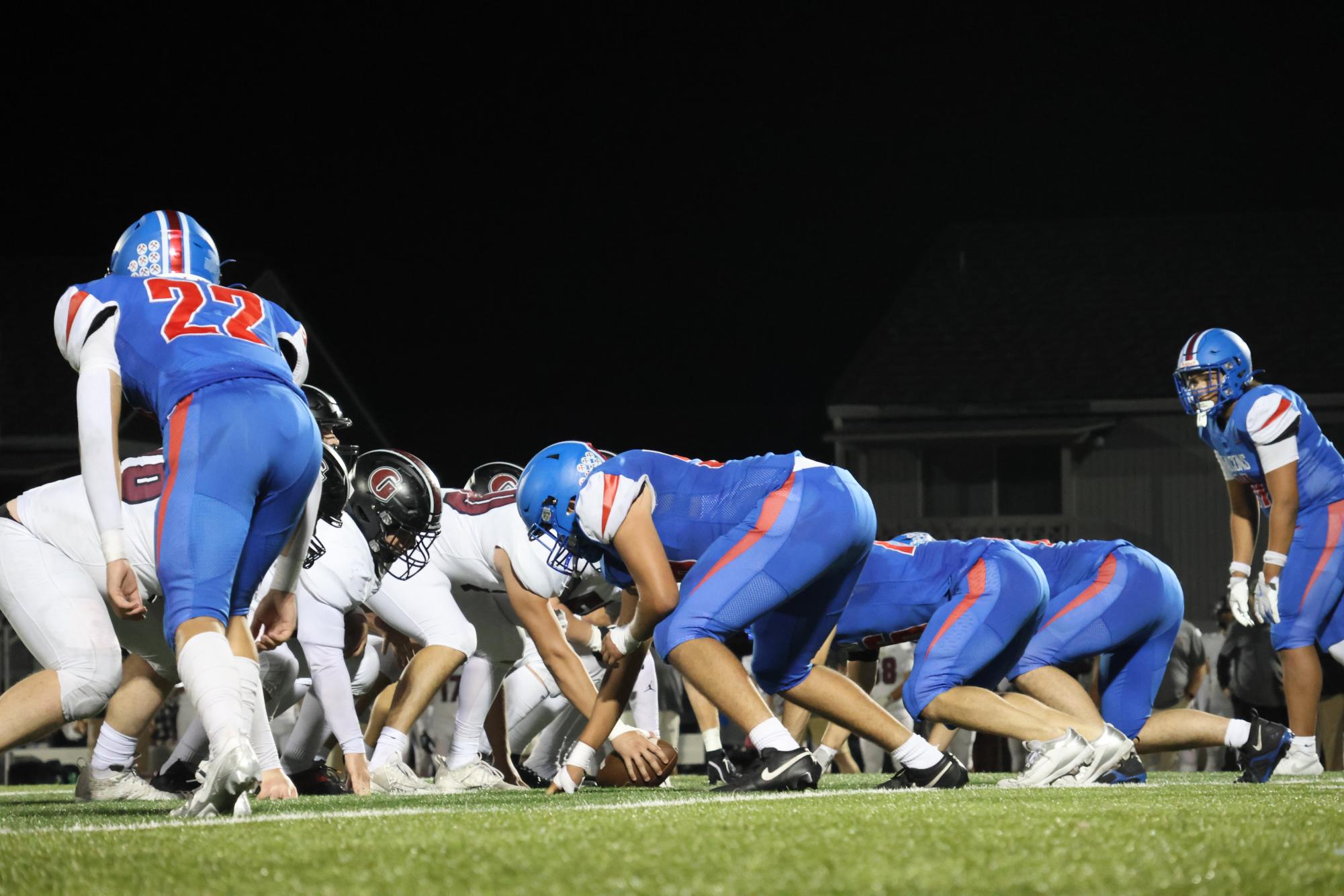 Photo Story: Varsity Football Team Loses Home Game to Glencoe, 20-27