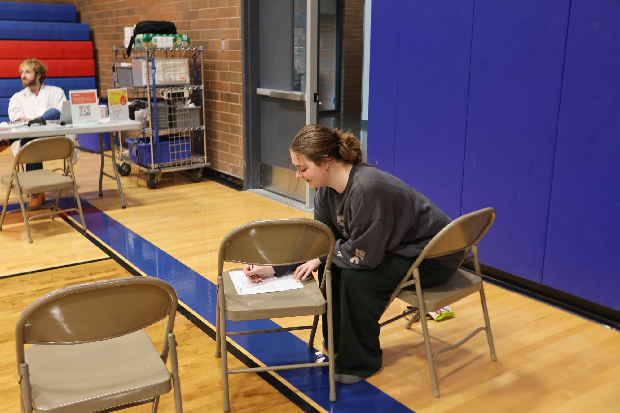 La Salle Students, Families, and Faculty Donate Their Blood to Support the Community in the Fall Blood Drive