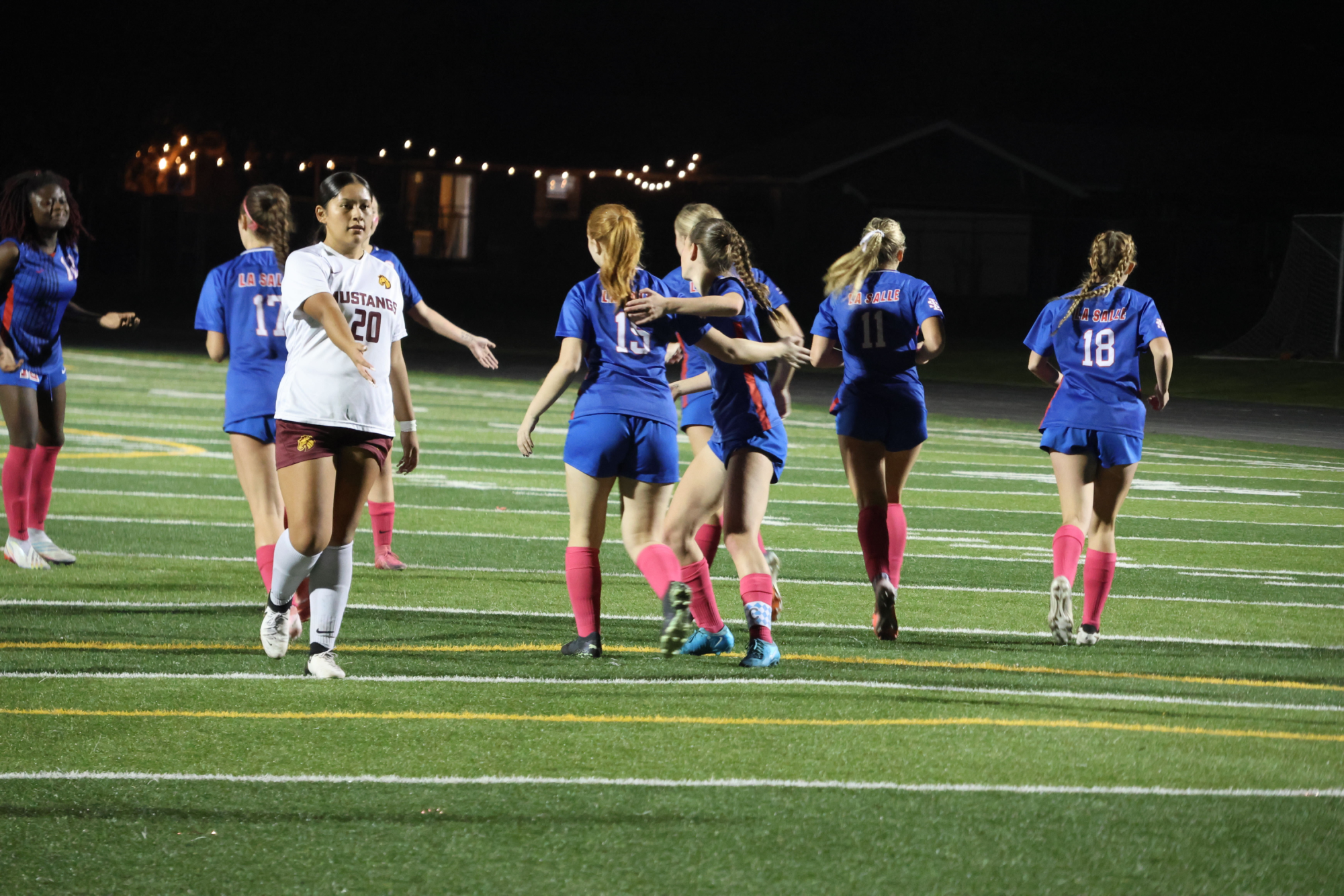 Photo Story: The Varsity Girls Soccer Team Hosts Future Falcon Night, Pulling Ahead to a 4–0 Victory Over Milwaukie High School