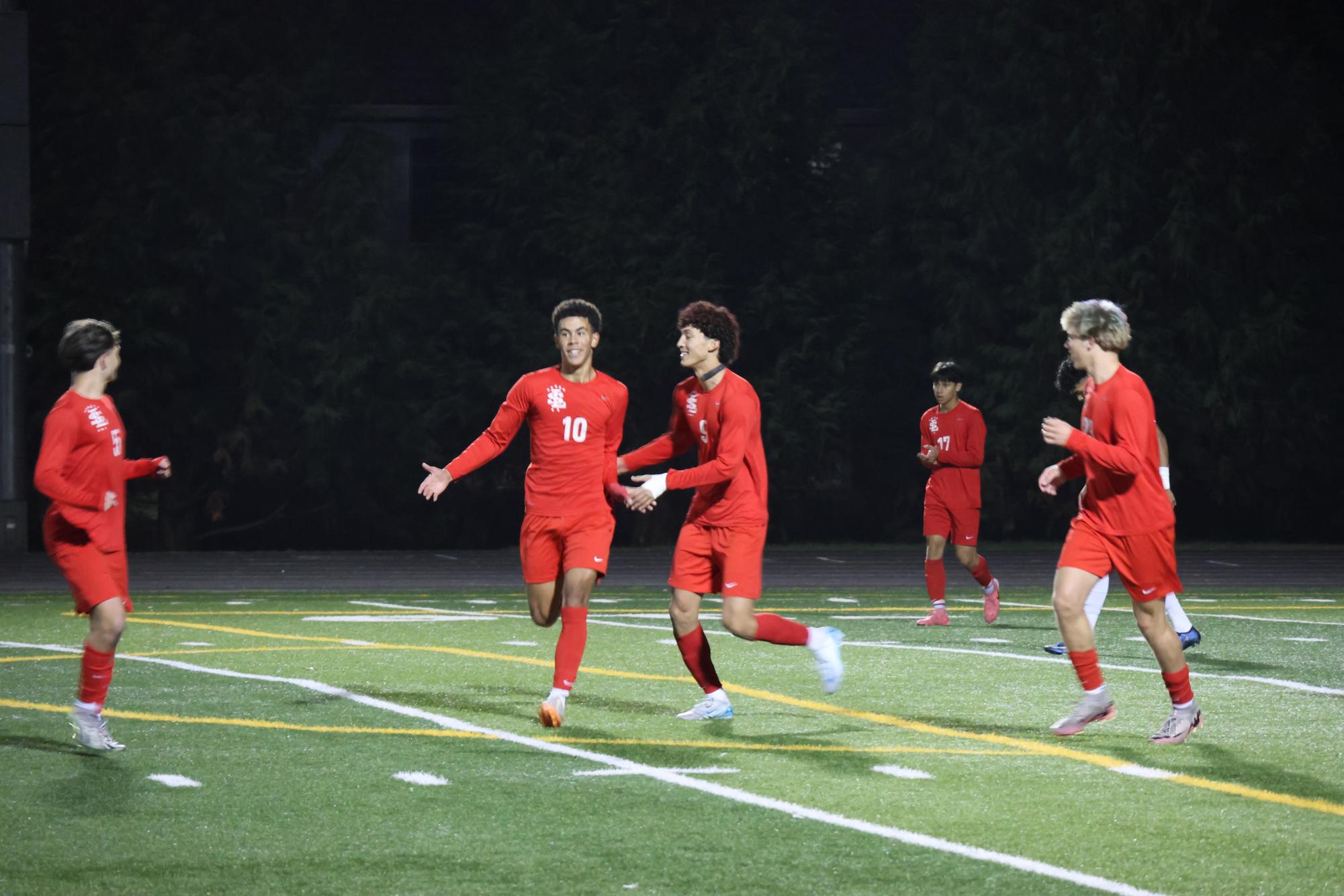 Photo Story: Boys Varsity Soccer Steamrolls Parkrose 7–1 on Senior Night