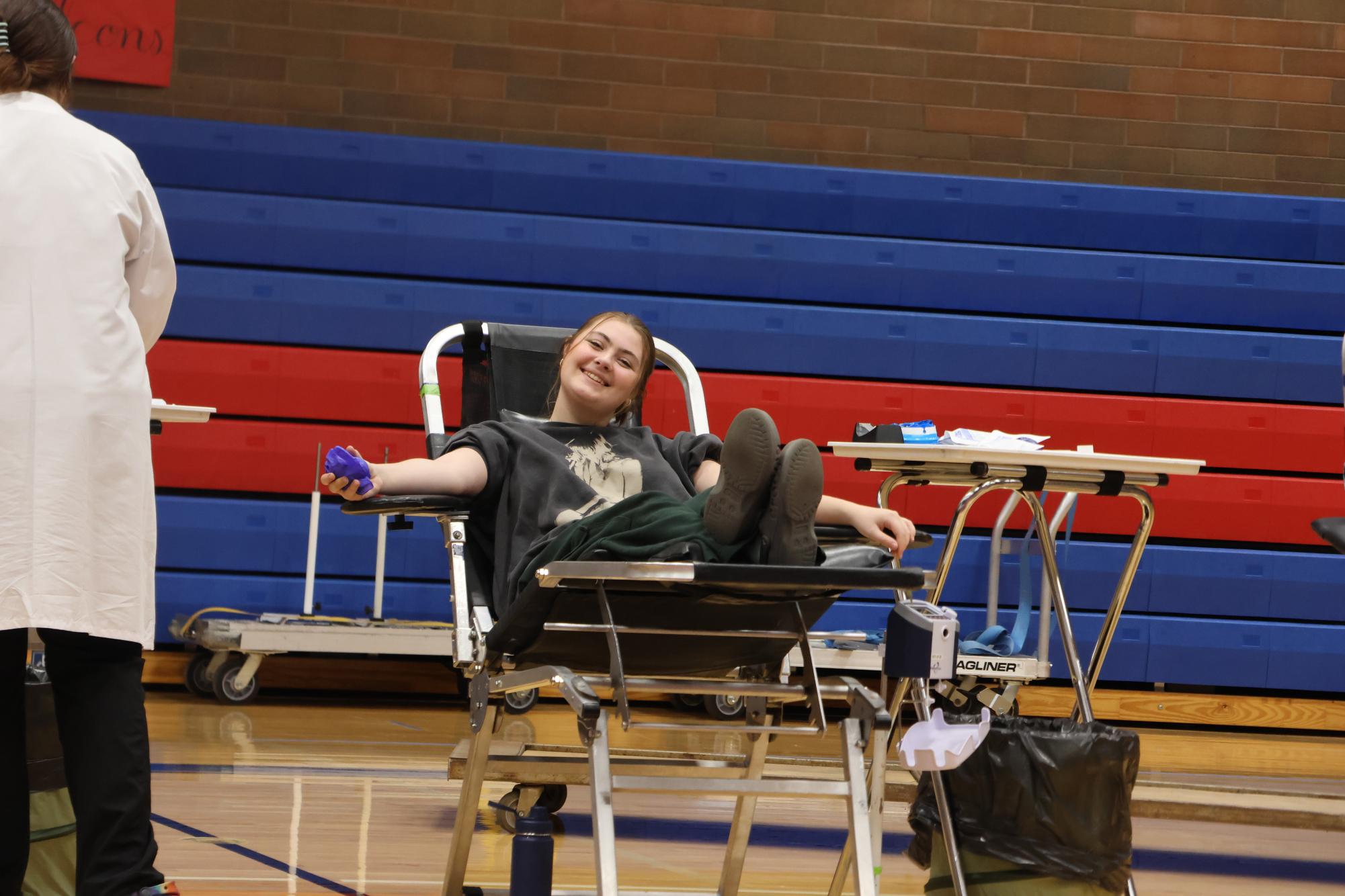 La Salle Students, Families, and Faculty Donate Their Blood to Support the Community in the Fall Blood Drive