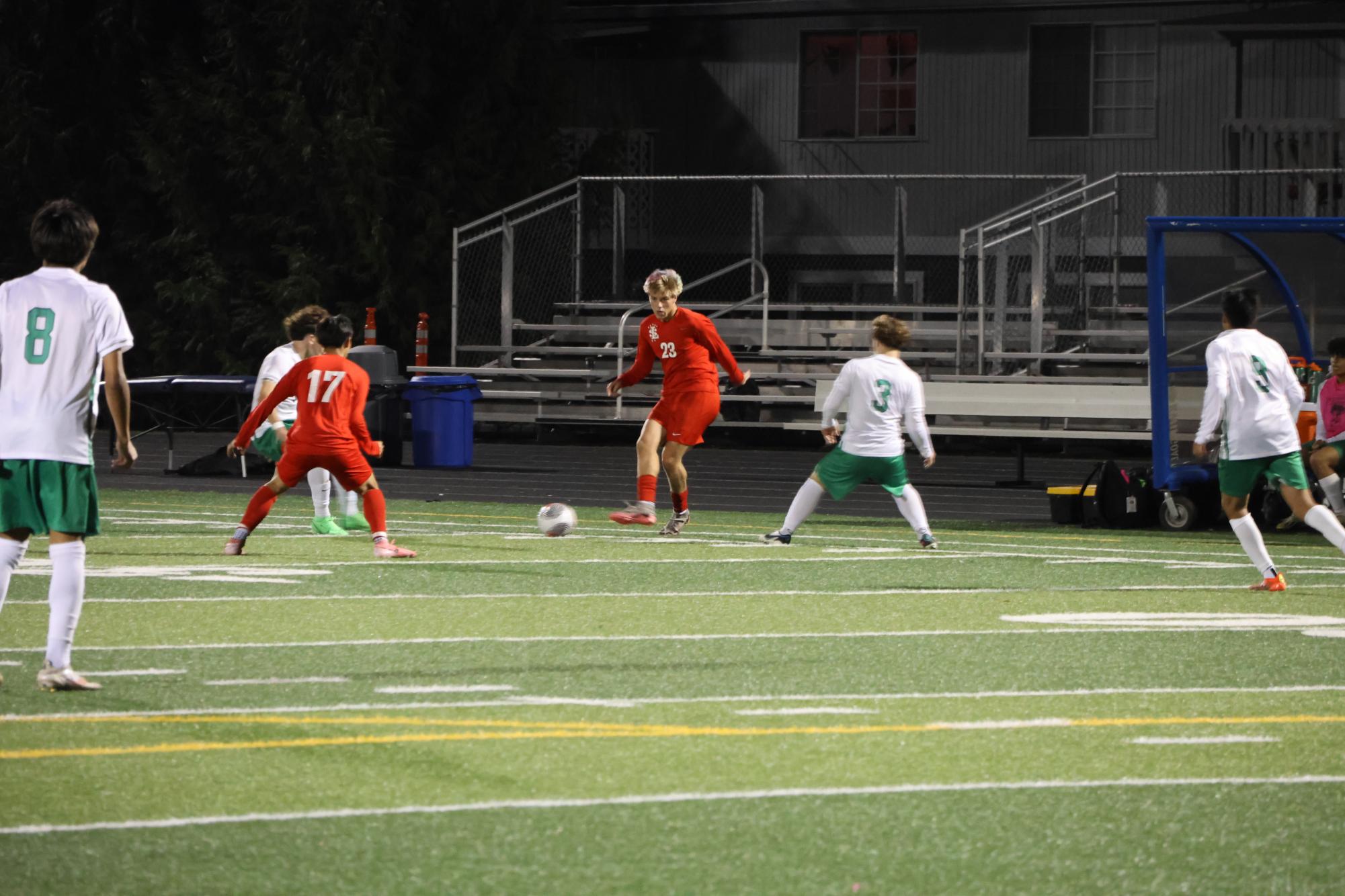 Photo Story: Boys Varsity Soccer Steamrolls Parkrose 7–1 on Senior Night