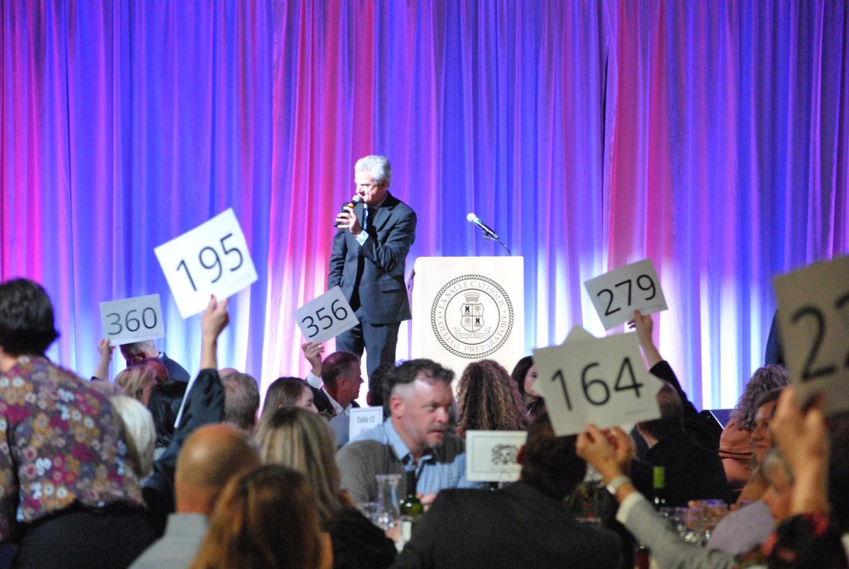 Many generous guests raised their paddle for Dollars for Scholars, earning more than $283,000.