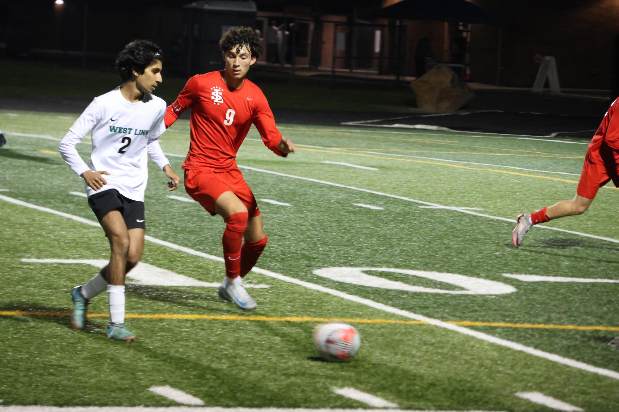 Photo Story: Falcons Boys Varsity Soccer Fends Off West Linn in a 2–1 Win