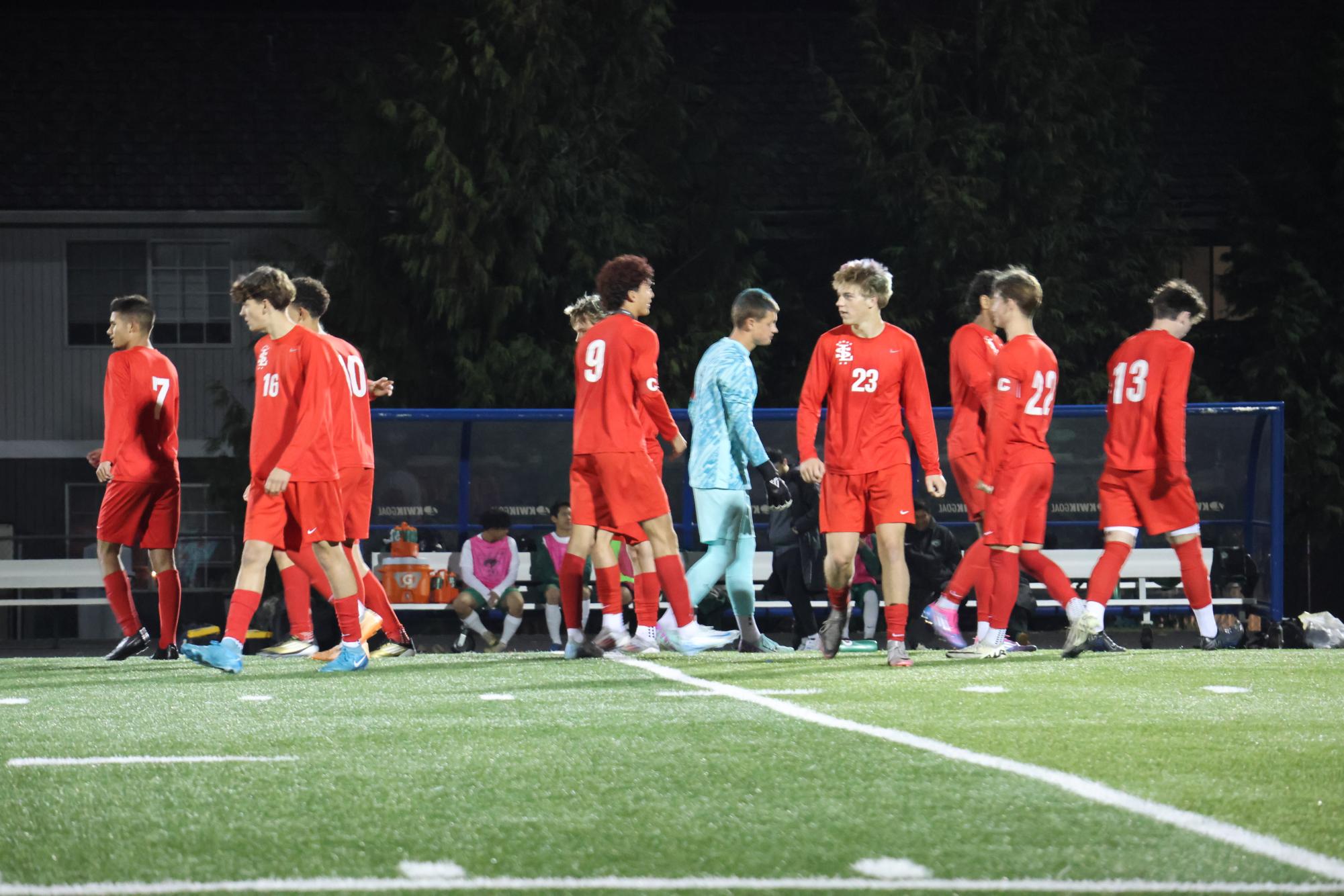 Photo Story: Boys Varsity Soccer Steamrolls Parkrose 7–1 on Senior Night