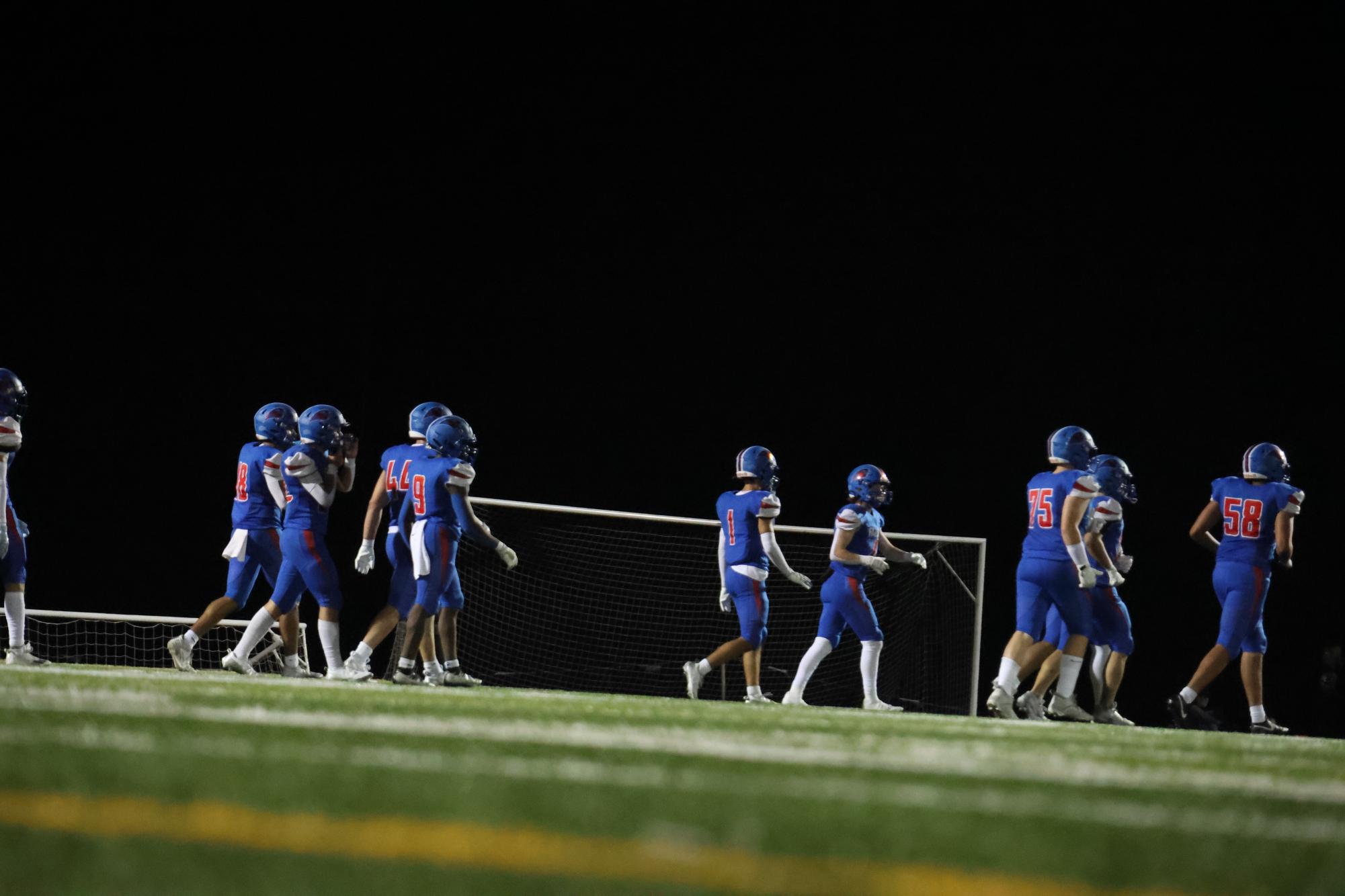 Photo Story: Varsity Football Team Loses Home Game to Glencoe, 20-27