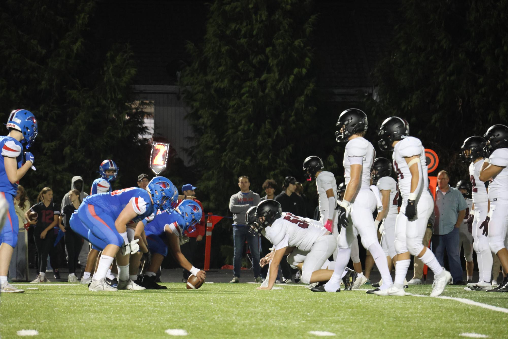 Photo Story: Varsity Football Team Loses Home Game to Glencoe, 20-27