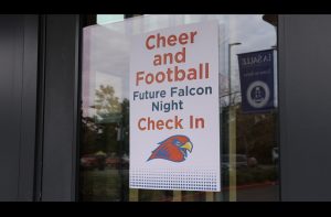 Victories on and off the Field: Cheer and Football Future Falcon Night