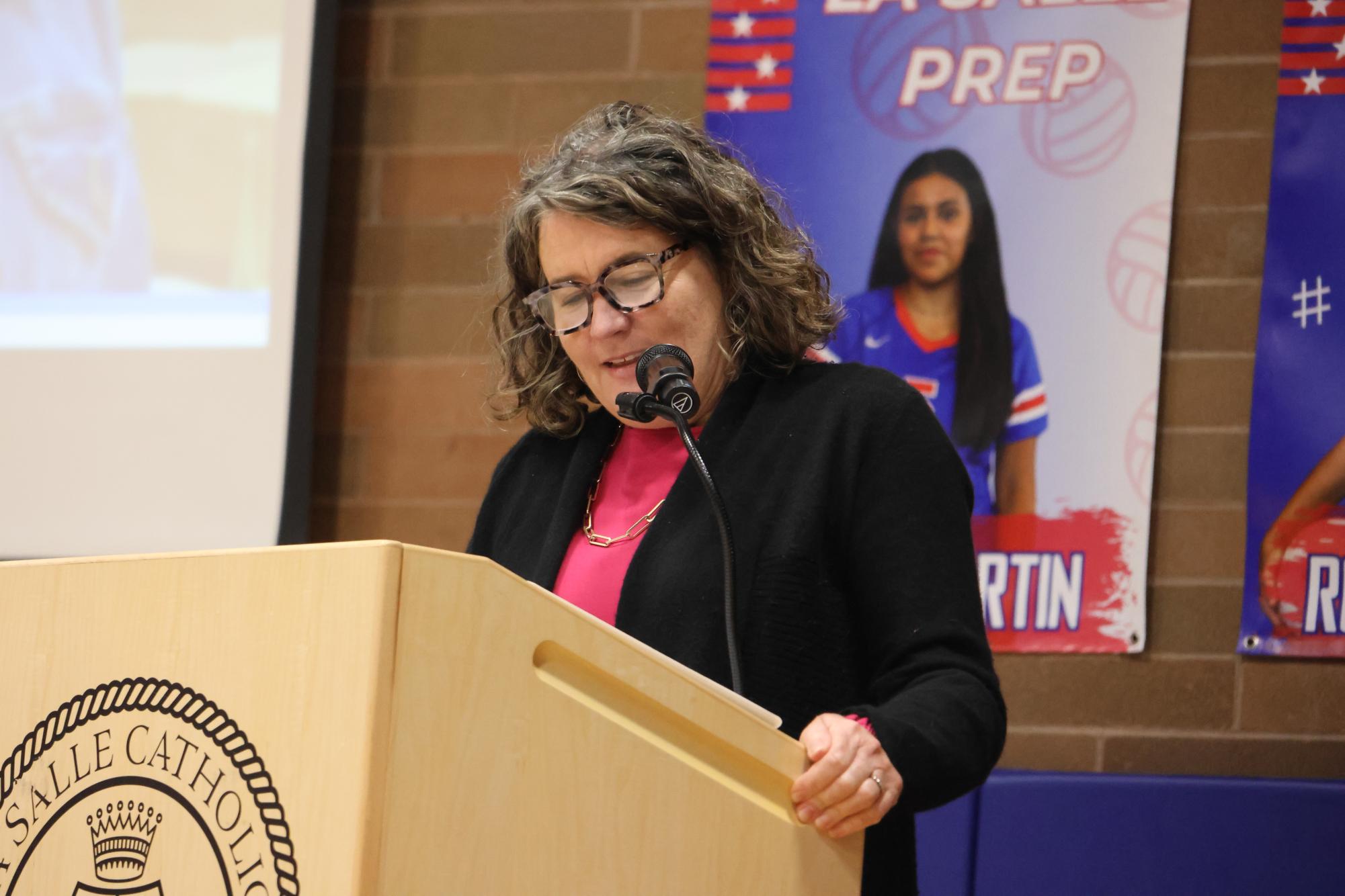 Honoring Ms. Amy Gantt, La Salle Holds Annual Heroic Vow Assembly