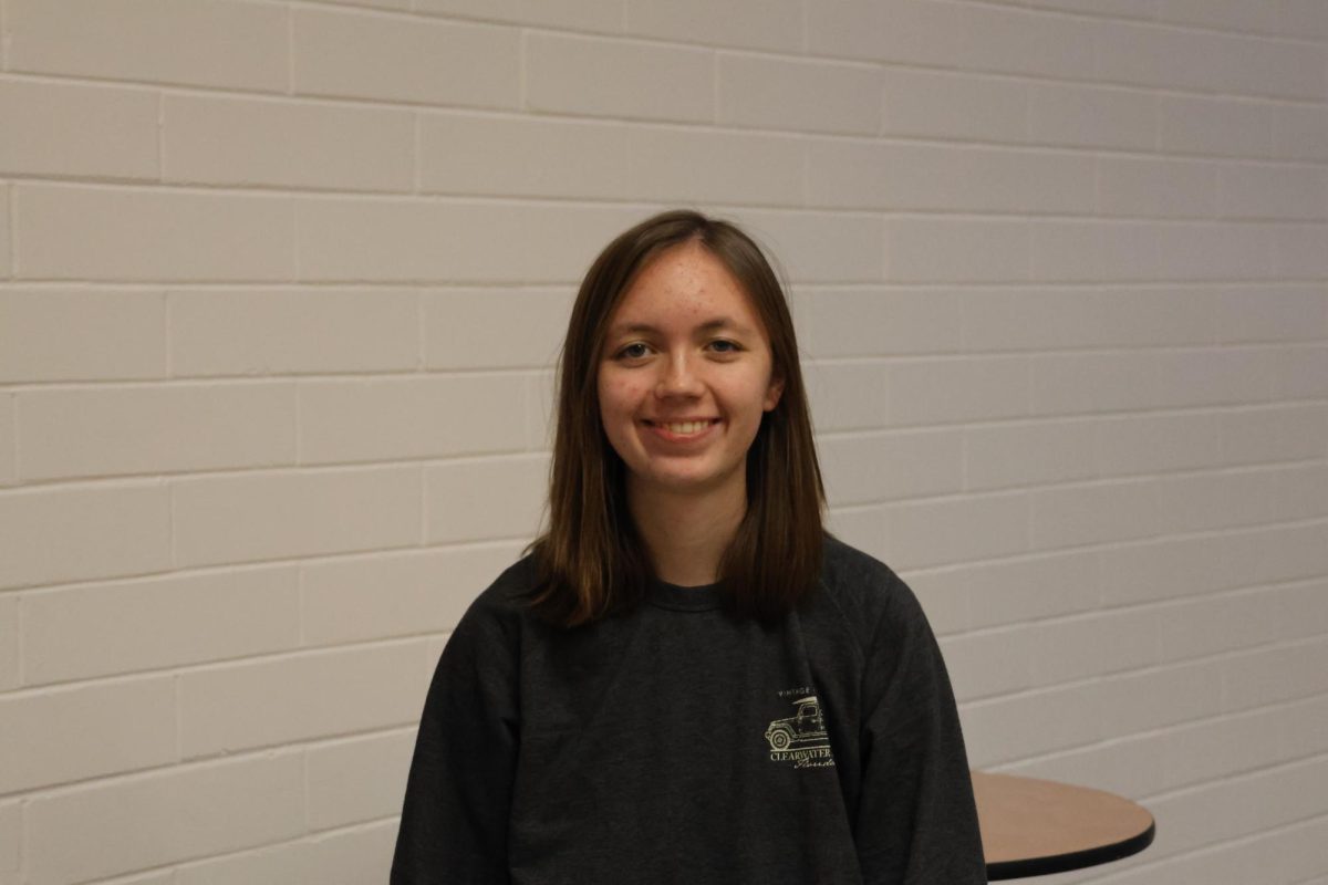 Sophomore Amelia Todd runs the Griddle Club, where members make waffles and pancakes, watch movies, and hang out. 