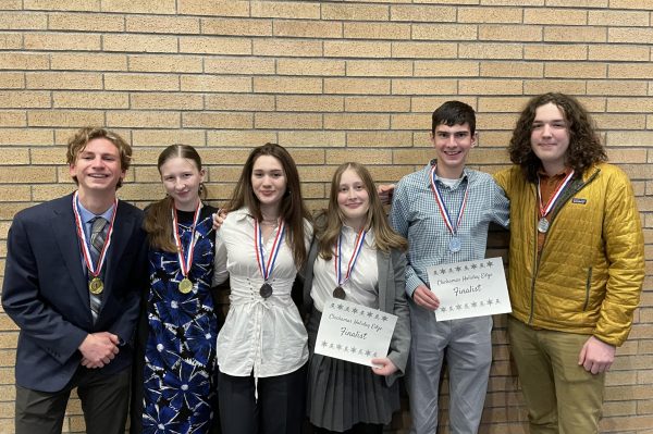 Pictured here are several members of the La Salle Speech and Debate Team on Saturday, Dec. 7, after the awards ceremony.