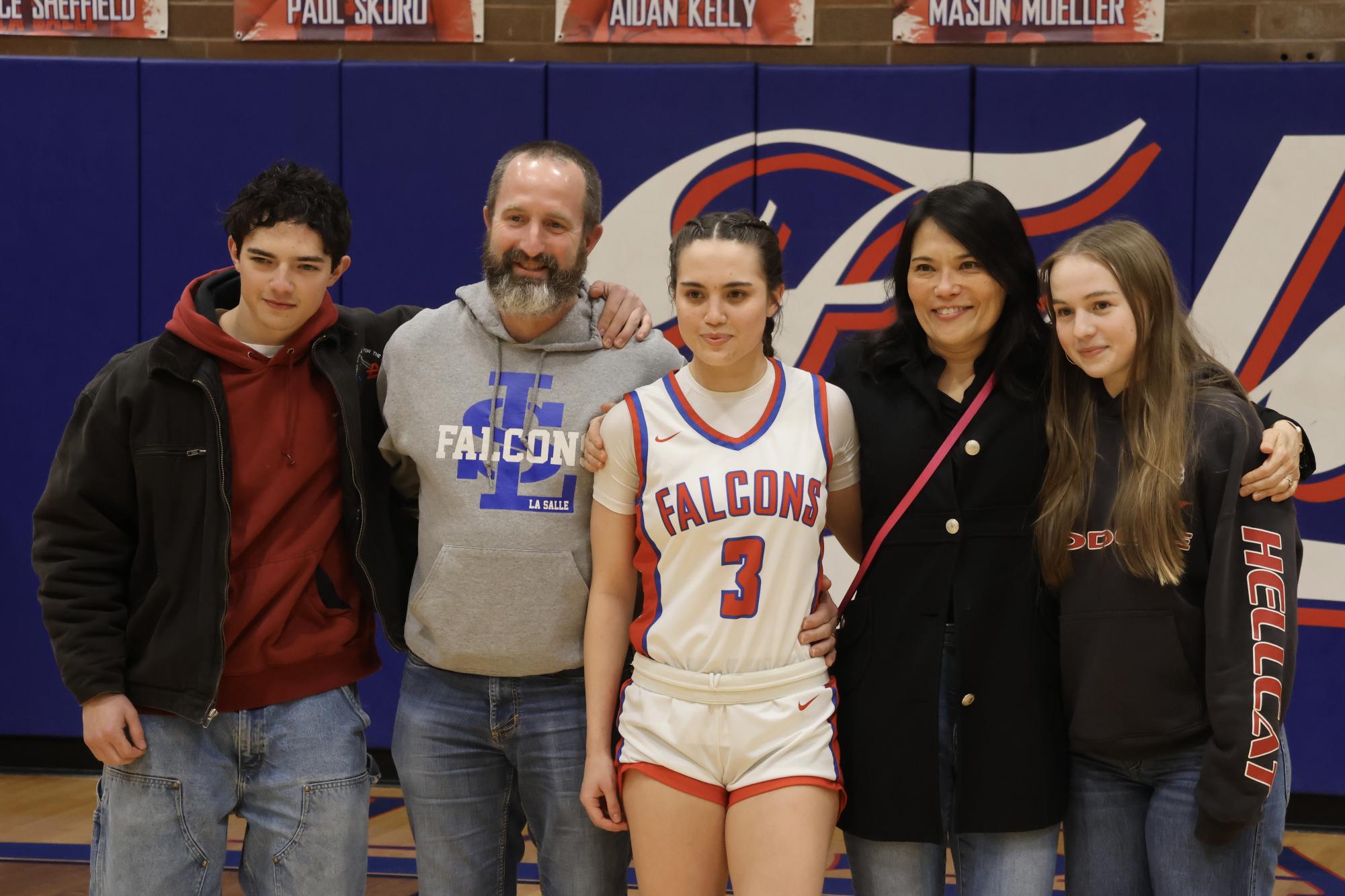 Varsity Girls Basketball Defeats Parkrose High School on Senior Night, 57–14