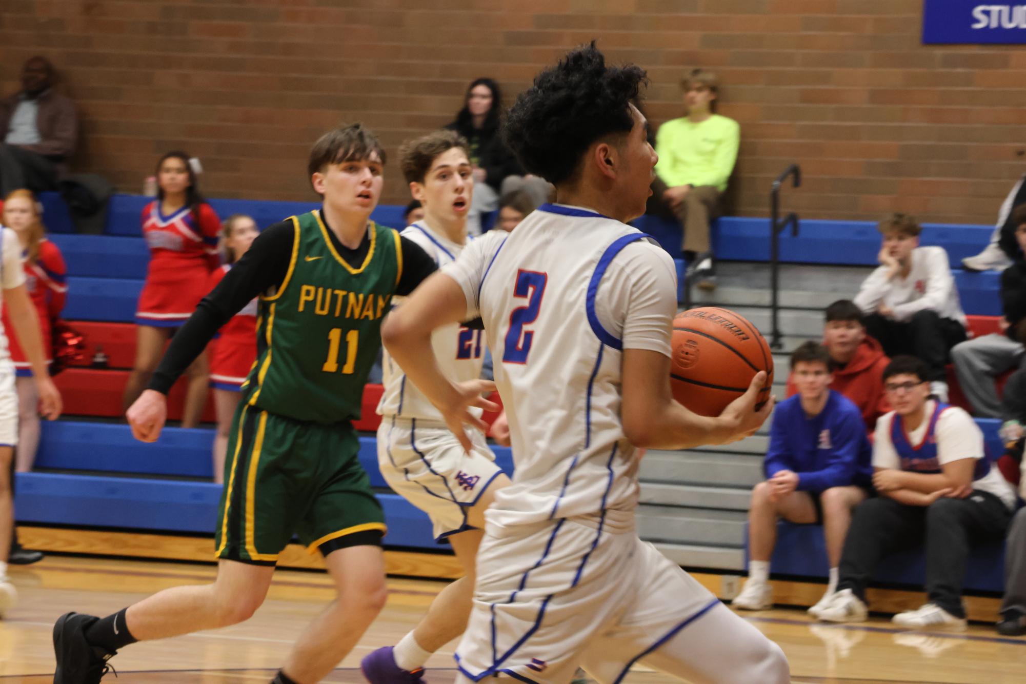 Photo Story: Boys Basketball Defends the Nest Against Rex Putnam