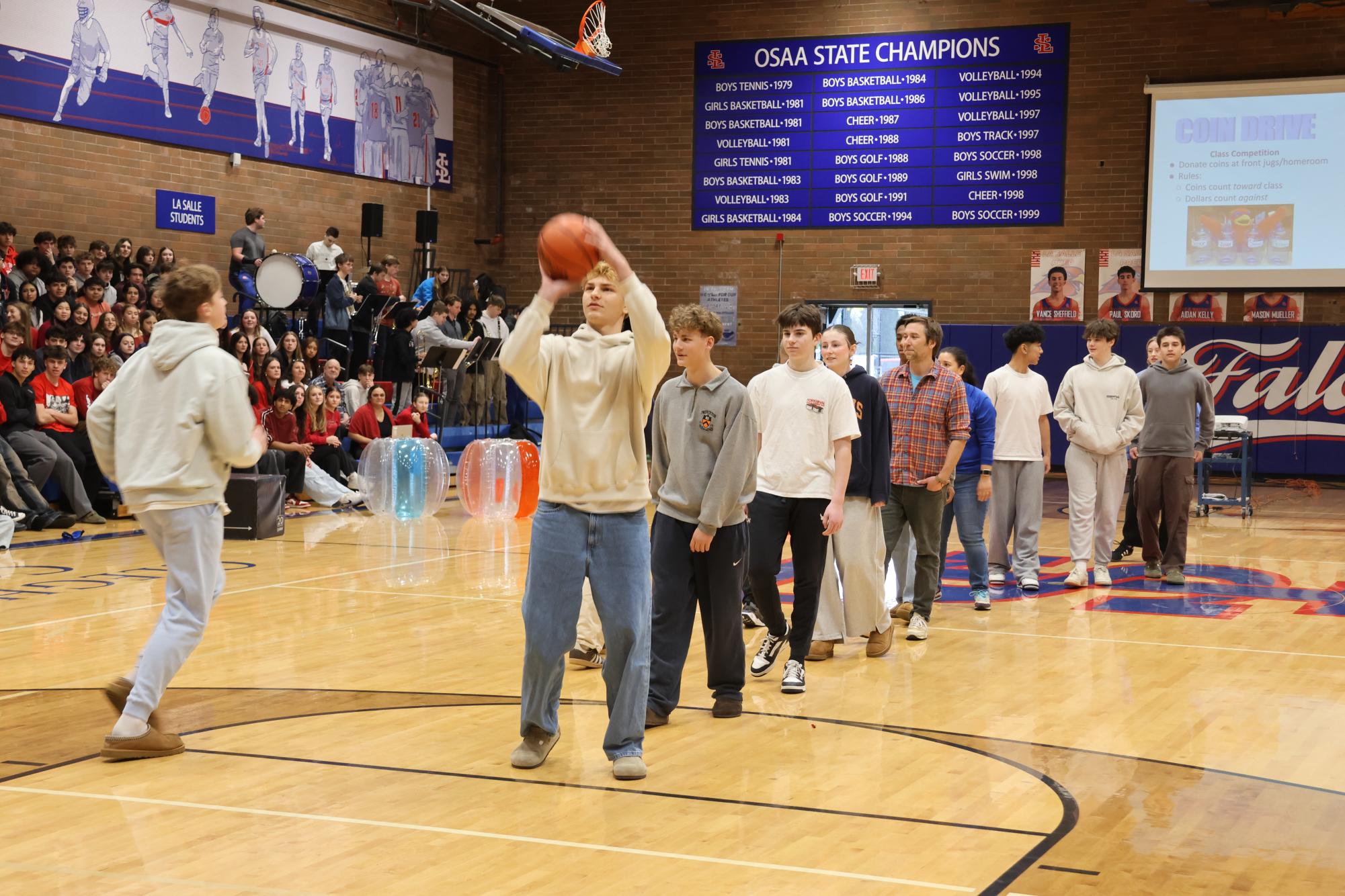 Showcasing School Spirit, La Salle Holds Better Together and Winter Sports Pep Assembly