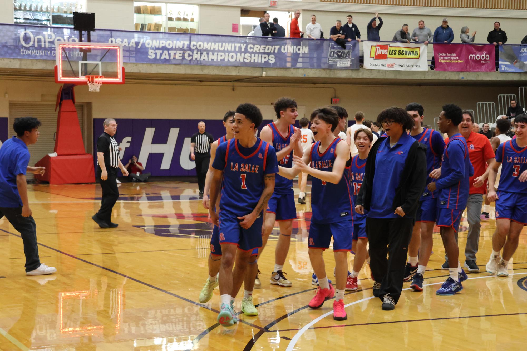 Photo Story: Falcons' Boys Basketball Fly Past First Seed Caldera