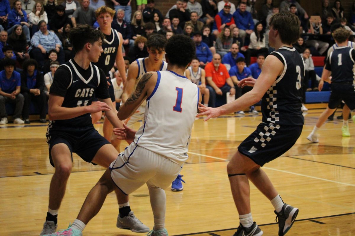 At Boys Basketball Senior Night, The Falcons Fall to the Wildcats