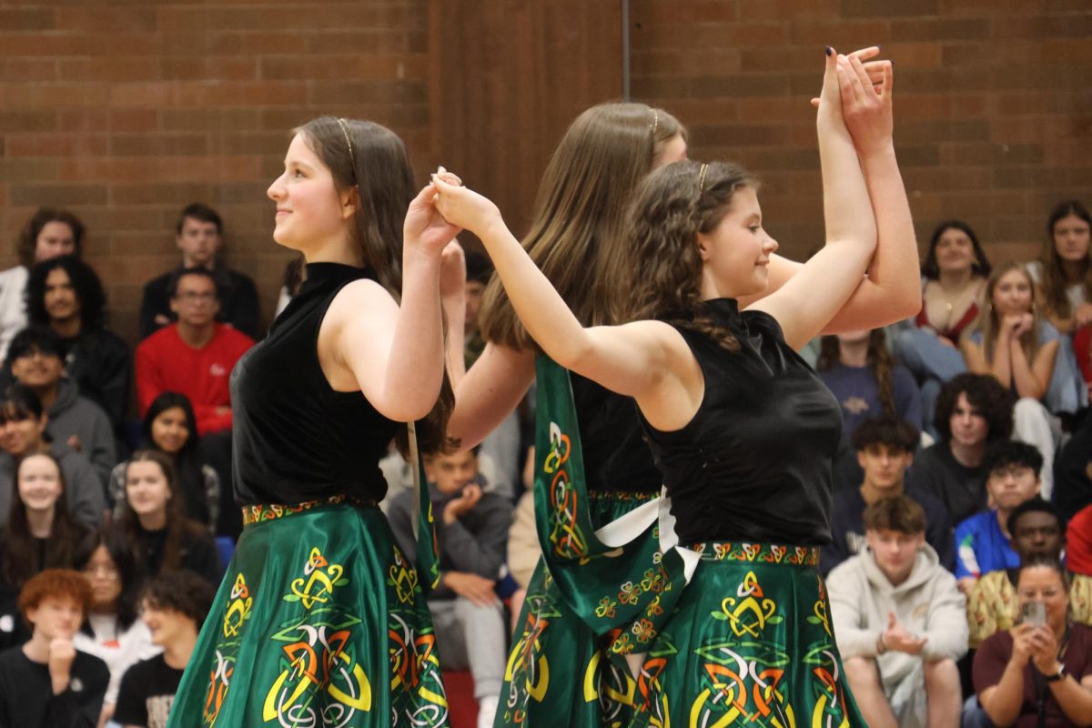 Students participated in the Roots Walk, listened to students, staff, and guest speakers talk about the importance of celebrating culture, and were given the opportunity to learn a traditional Irish dance at the annual Roots Week assembly on Wednesday, April 30. 
