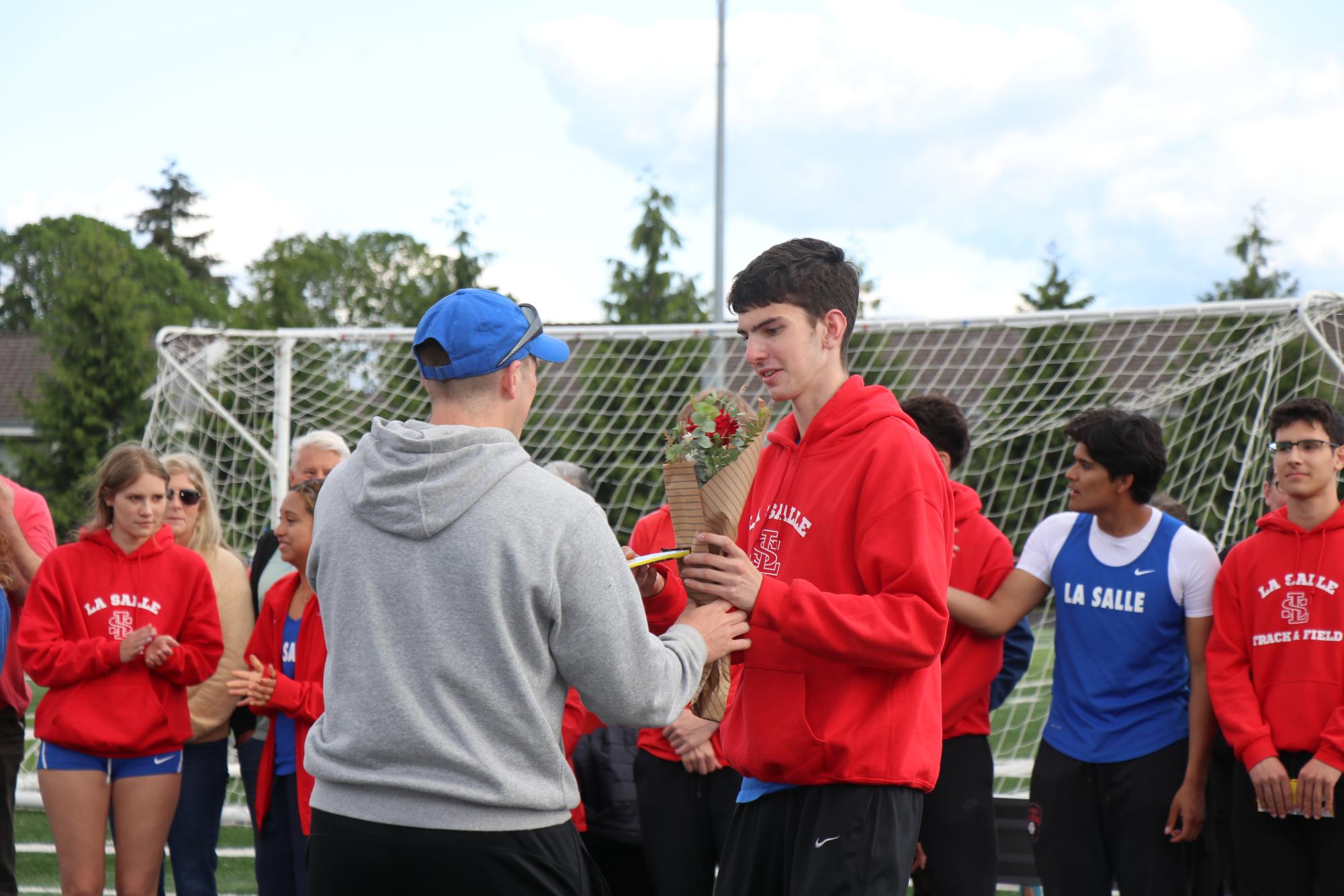 La Salle Track and Field Team Celebrates Their Senior Night with A Number Of Wins