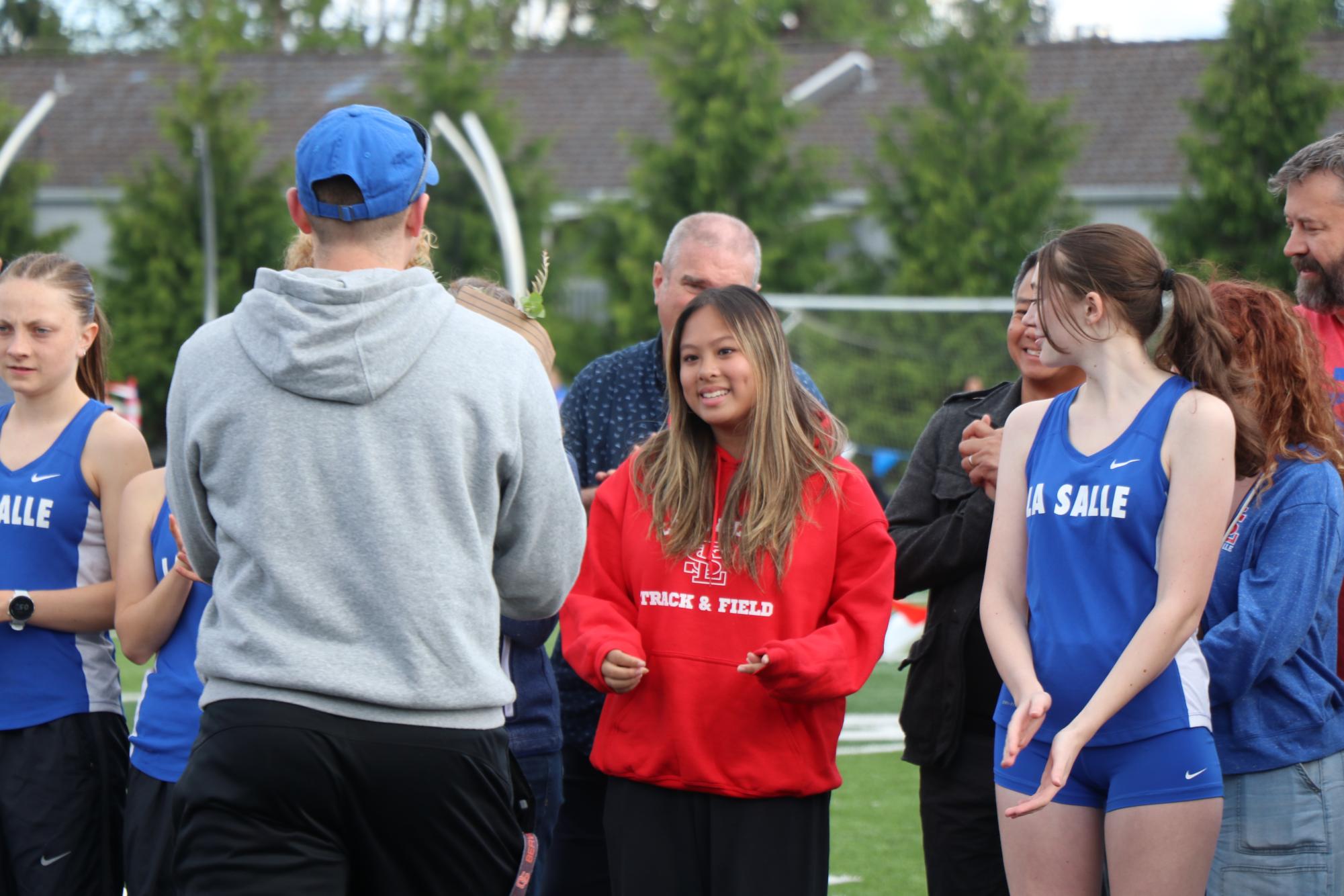 La Salle Track and Field Team Celebrates Their Senior Night with A Number Of Wins