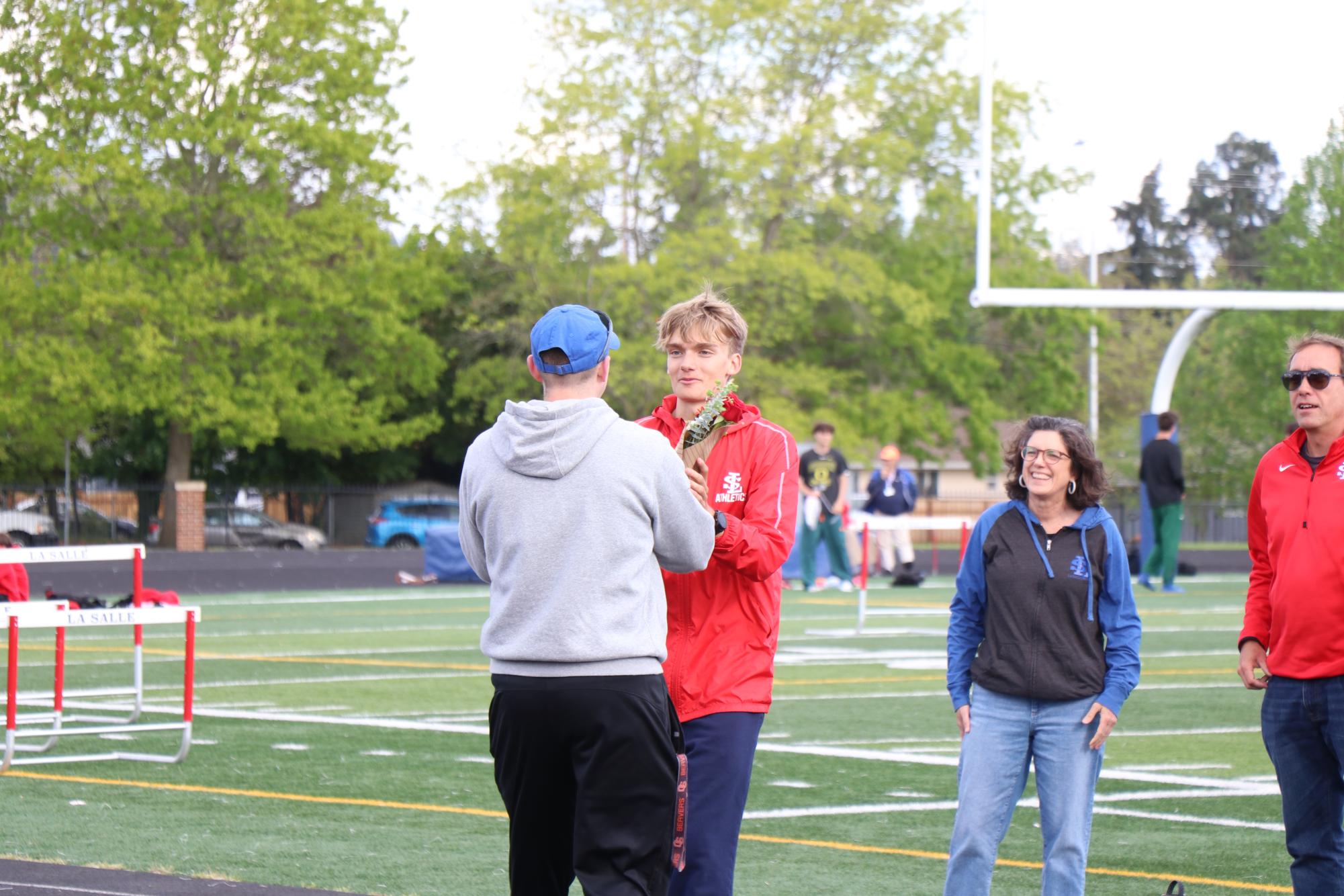 La Salle Track and Field Team Celebrates Their Senior Night with A Number Of Wins