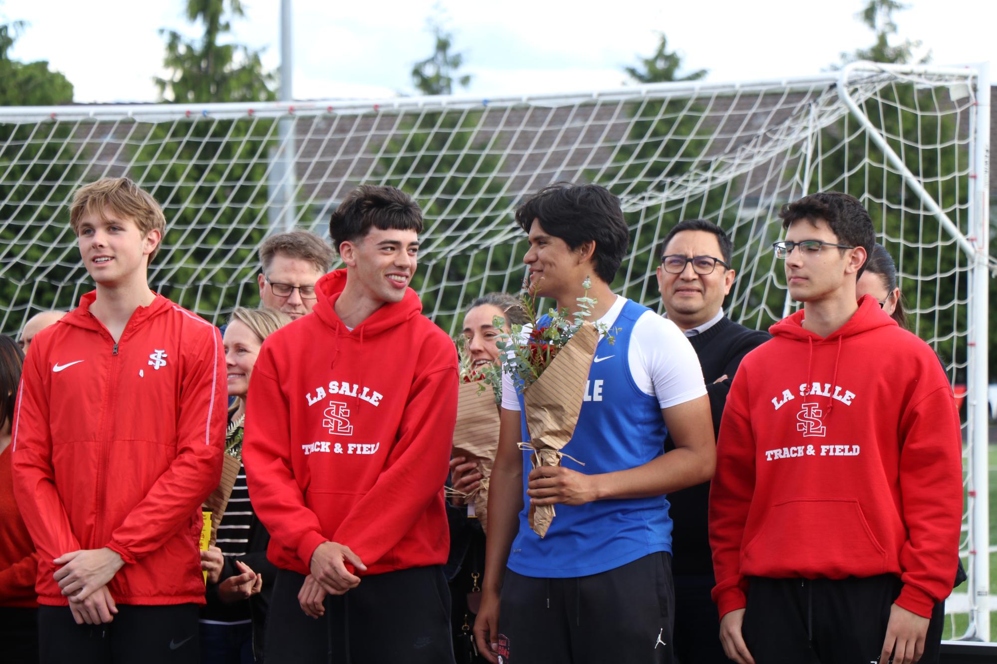 La Salle Track and Field Team Celebrates Their Senior Night with A Number Of Wins