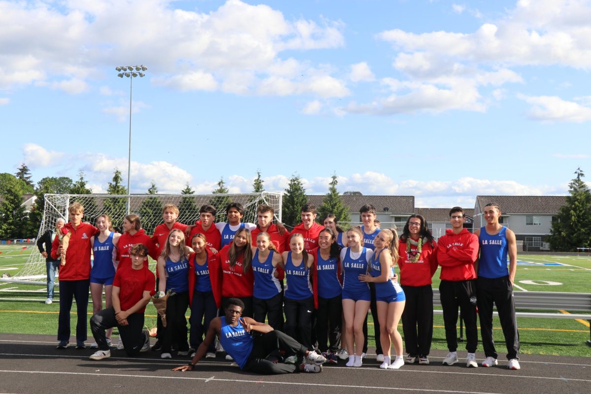 The La Salle track and field team celebrated their seniors on a sunny Tuesday afternoon, starting at 4 p.m.