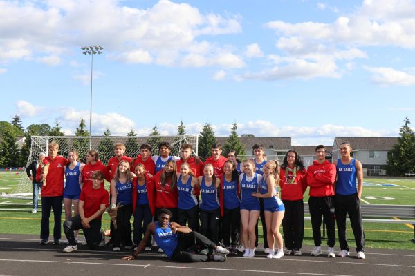 The La Salle track and field team celebrated their seniors on a sunny Tuesday afternoon, starting at 4 p.m.