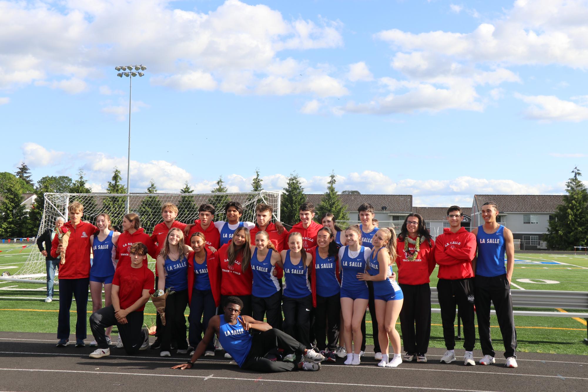 La Salle Track and Field Team Celebrates Their Senior Night with A Number Of Wins