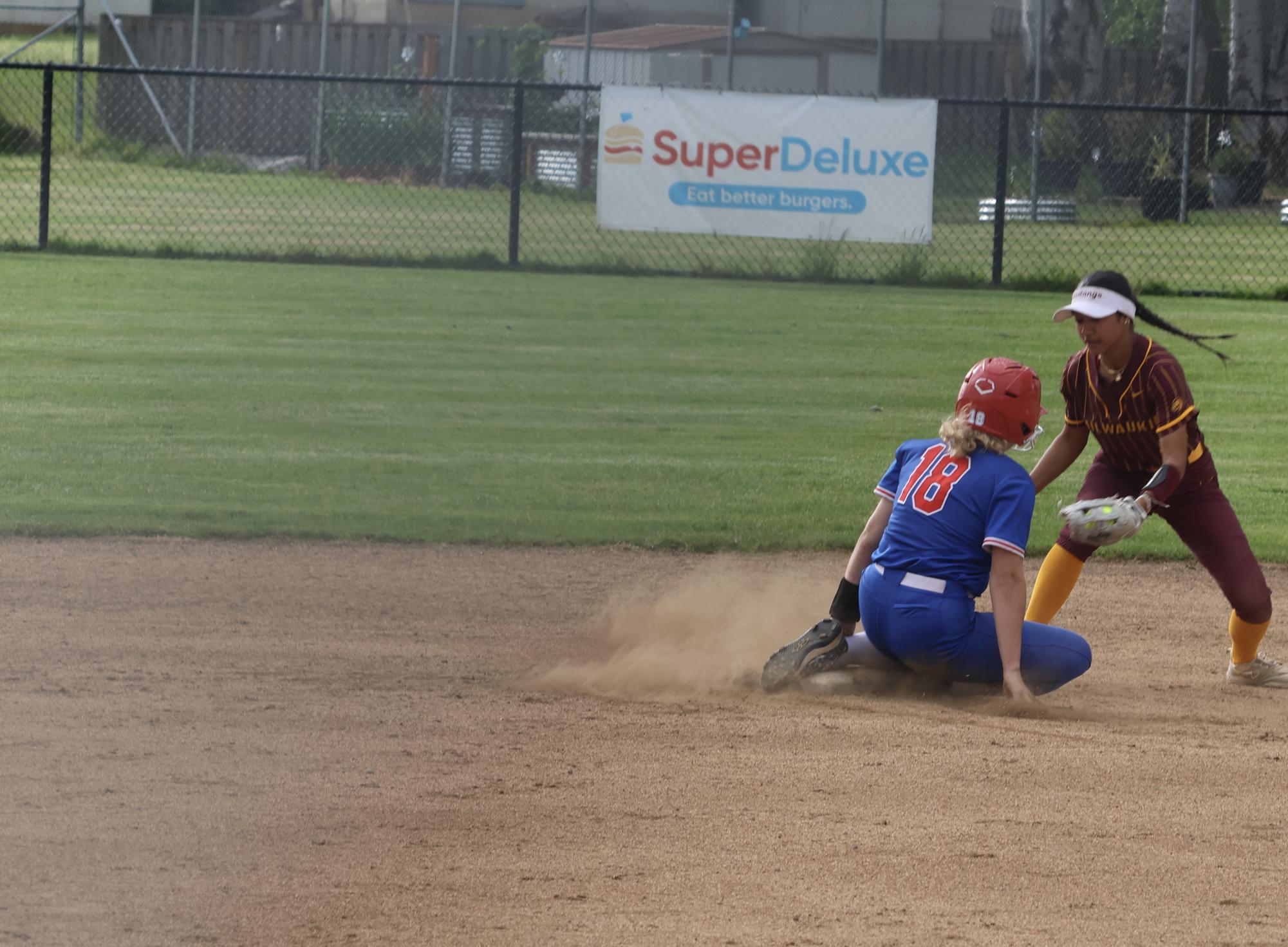 Falcon Softball Triumphs Against Milwaukie Mustangs, 17-1