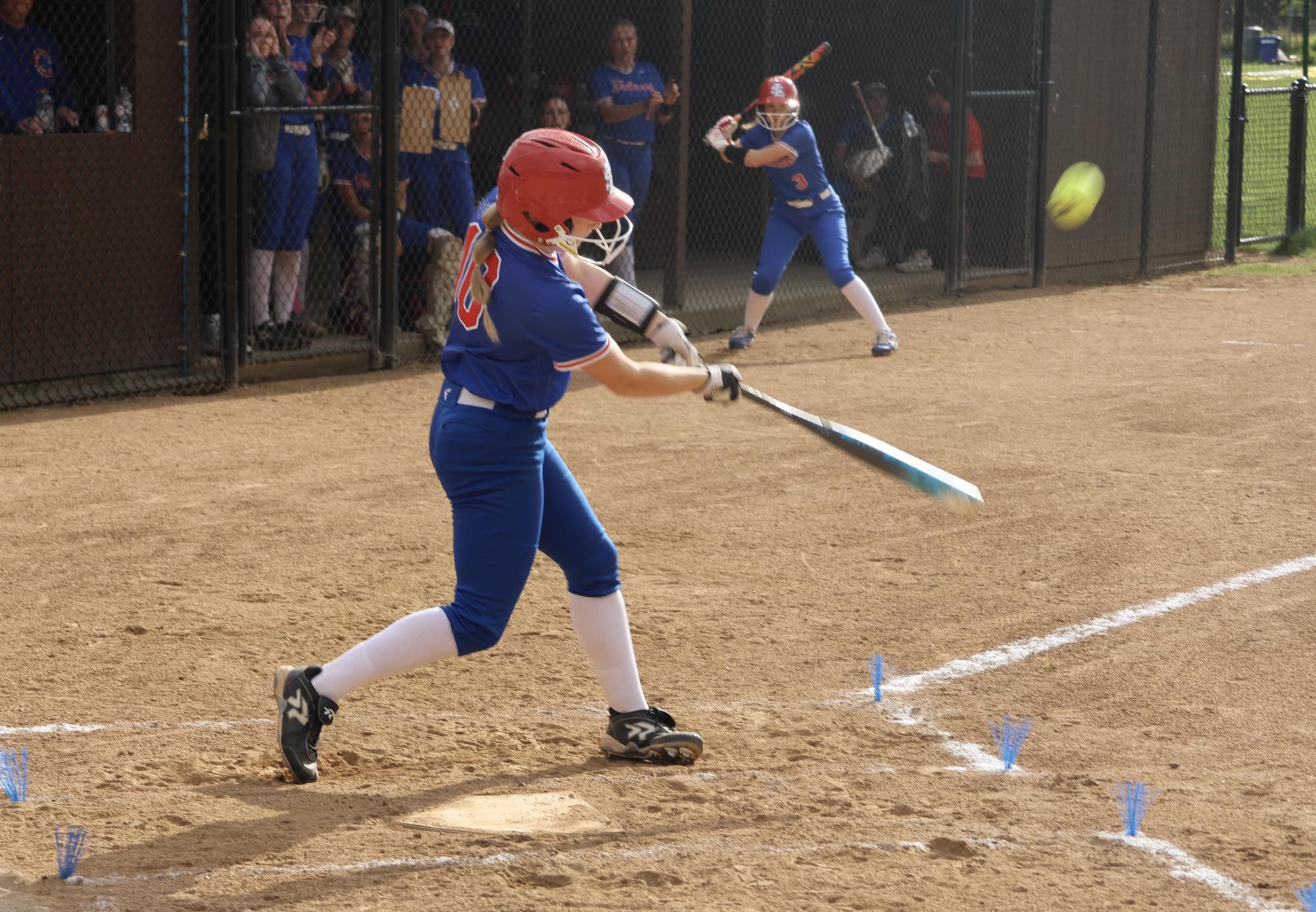 Falcon Softball Triumphs Against Milwaukie Mustangs, 17-1