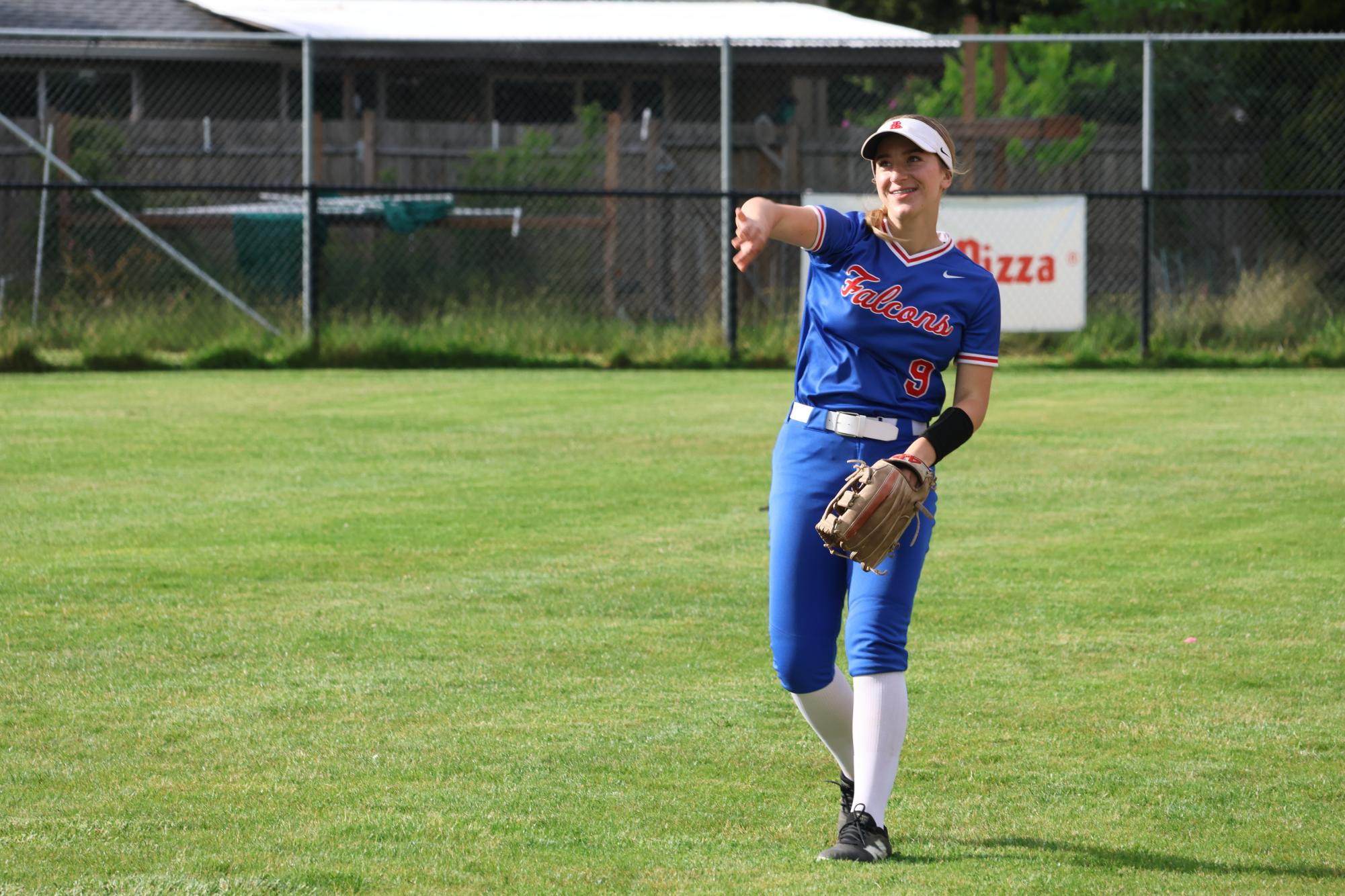 Falcon Softball Triumphs Against Milwaukie Mustangs, 17-1