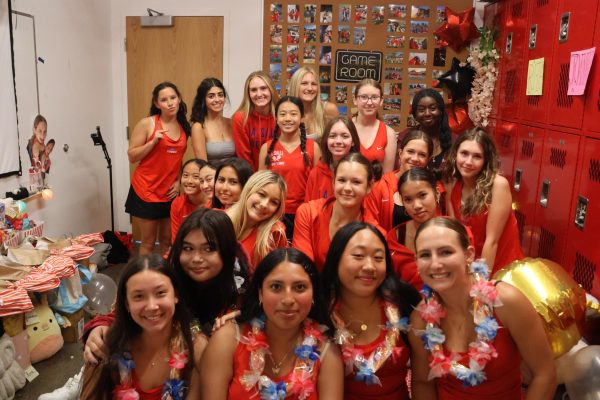 The girls tennis team celebrated Senior Night surrounded by their friends and family.