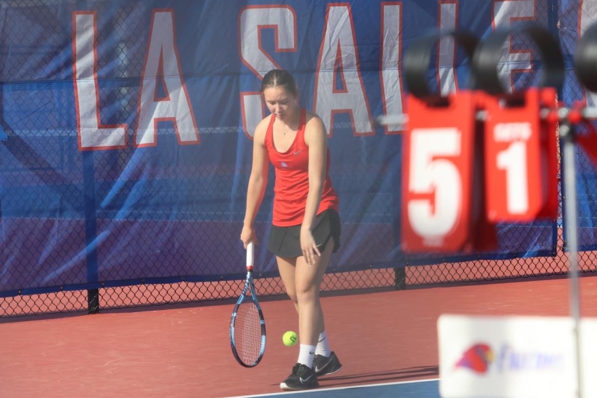 The girls tennis team celebrated Senior Night surrounded by their friends and family.