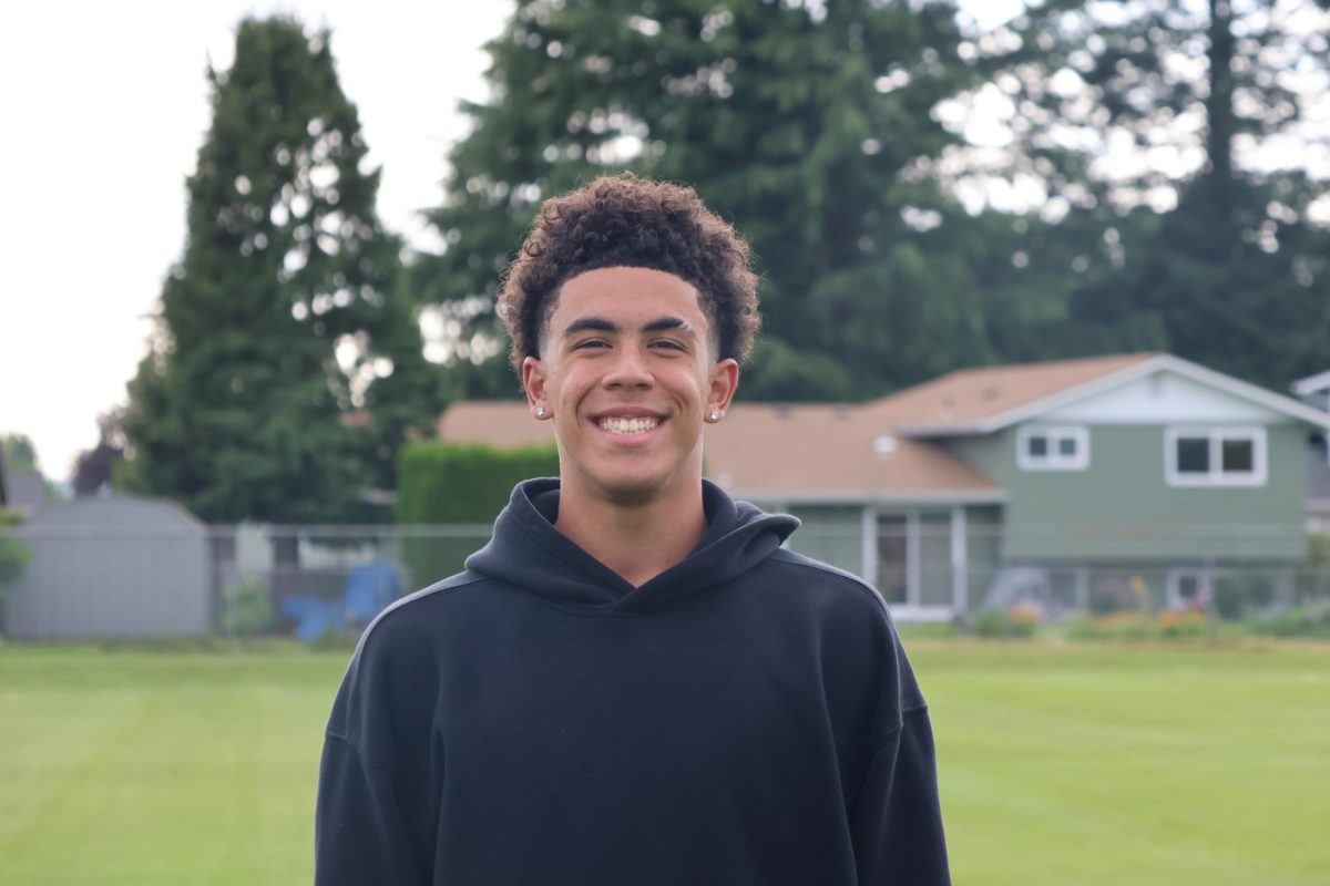 Senior Vance Sheffield started playing forward in fifth grade after previously playing goalkeeper.