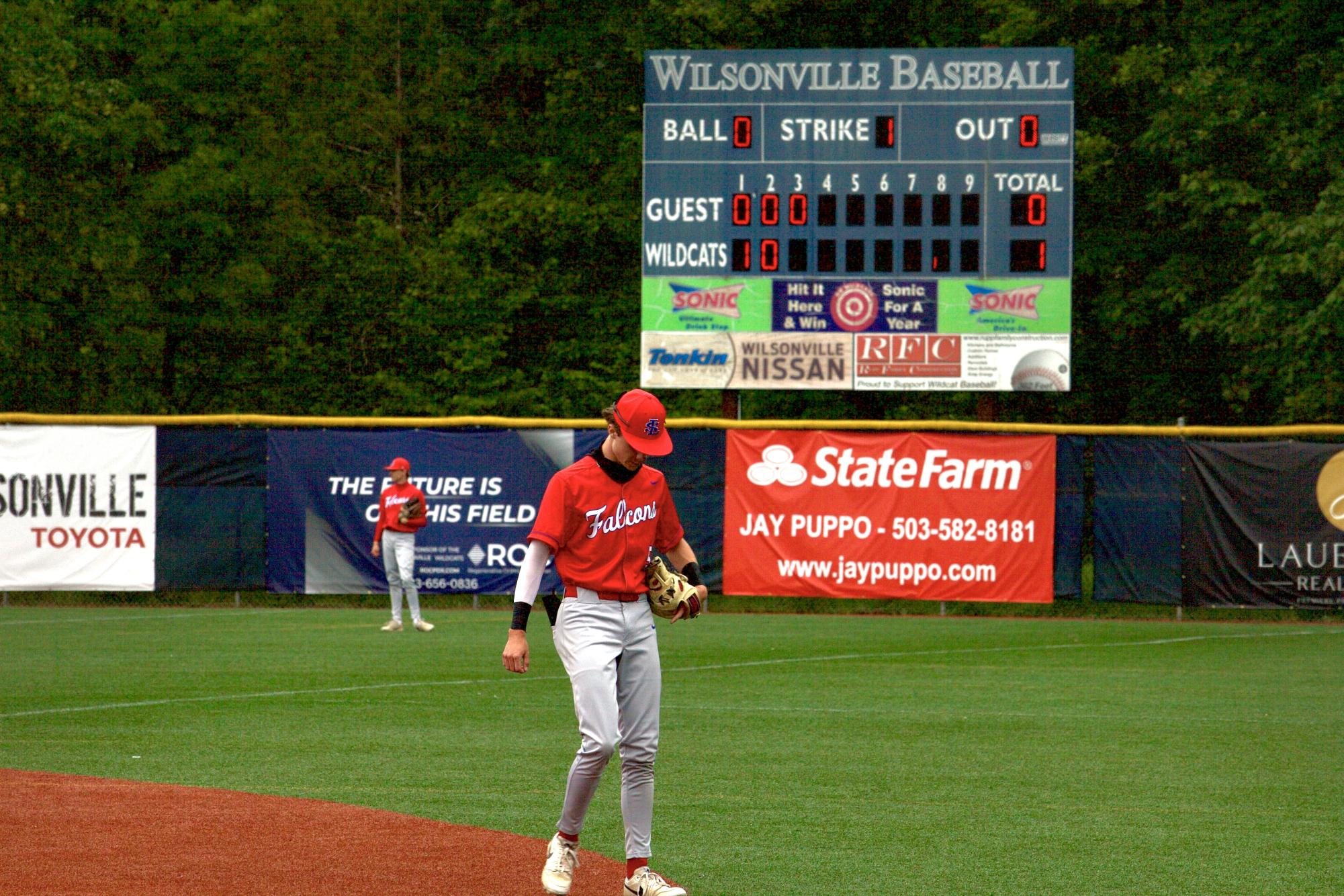 Photo Story: Varsity Baseball Falls Short at Wilsonville, 3-1