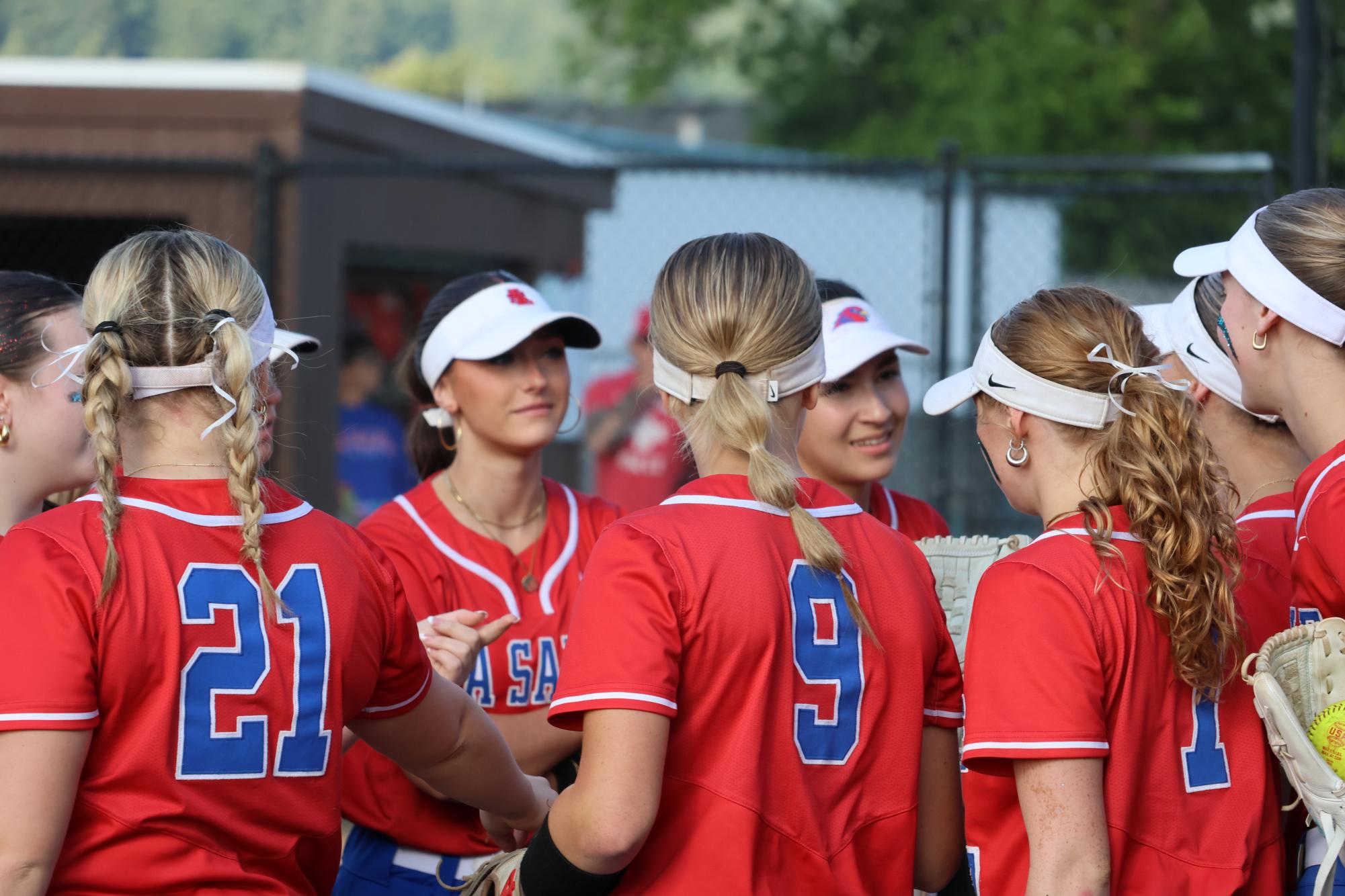 Photo Story: Varsity Softball Snags a Close Win Against Hillsboro on Senior Night, 11–10