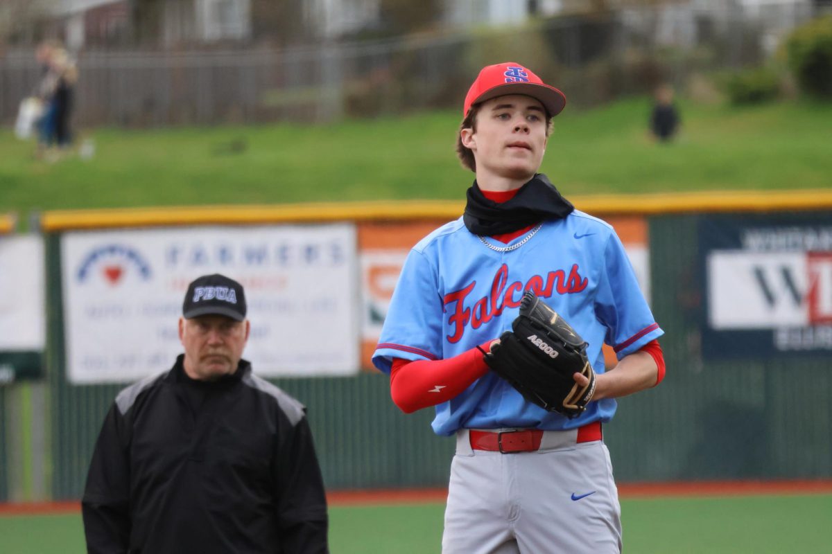 Outside of playing baseball, senior Torsten Hersom also enjoys skiing and mountain biking.
