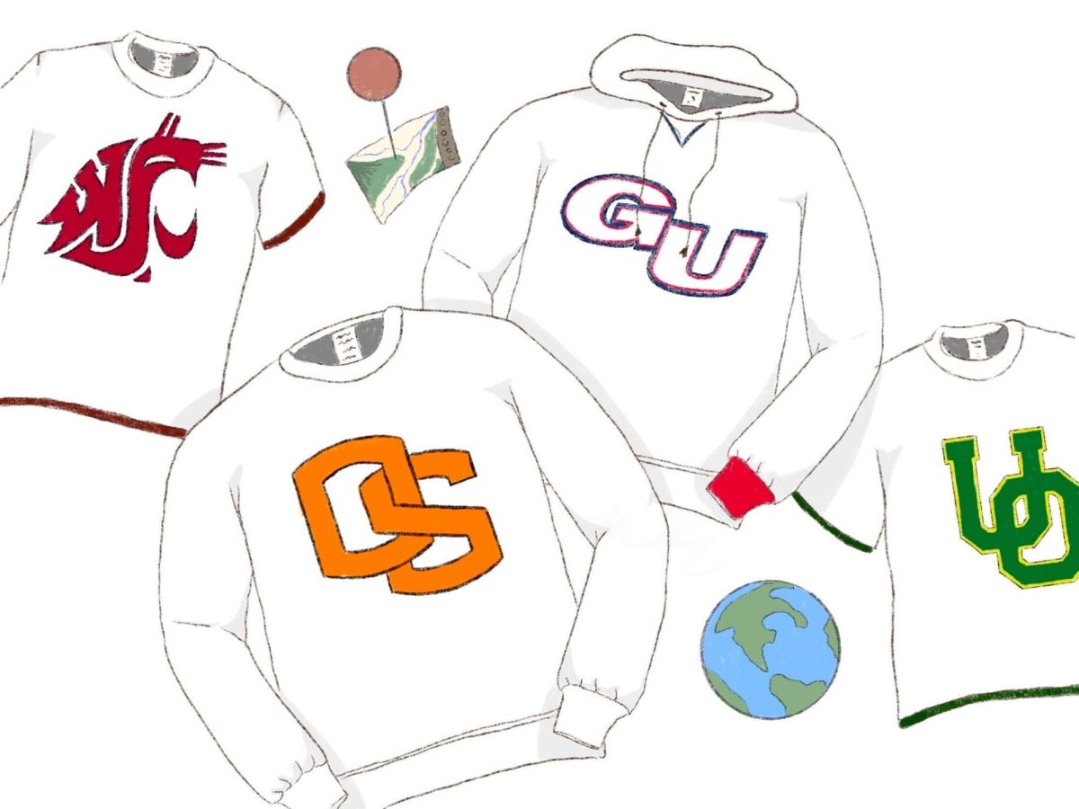 Many choose to attend college close to home, but some go all the way to the East Coast.