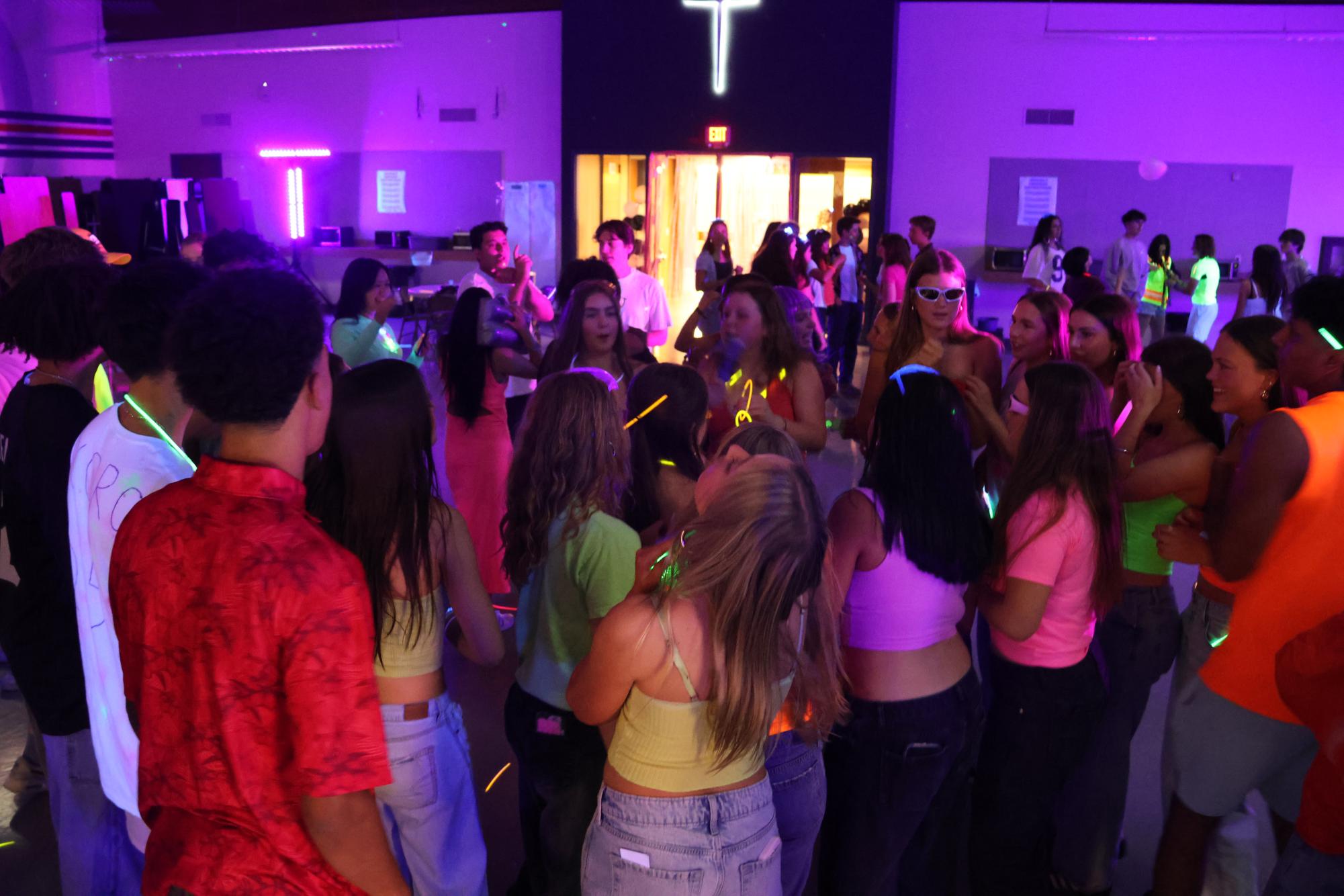 La Salle’s Neon Glow Dance Lights Up the Cafeteria