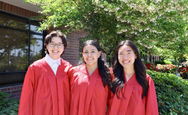 Valedictorian Phoebe Sandholm will be attending Smith College in Northampton, Massachusetts, while salutatorian Emily Martin is planning to travel to Chapman University in Orange County, California, and valedictorian Kari Yatsushiro will be pursuing her love of engineering at California Polytechnic State University in San Diego, California.