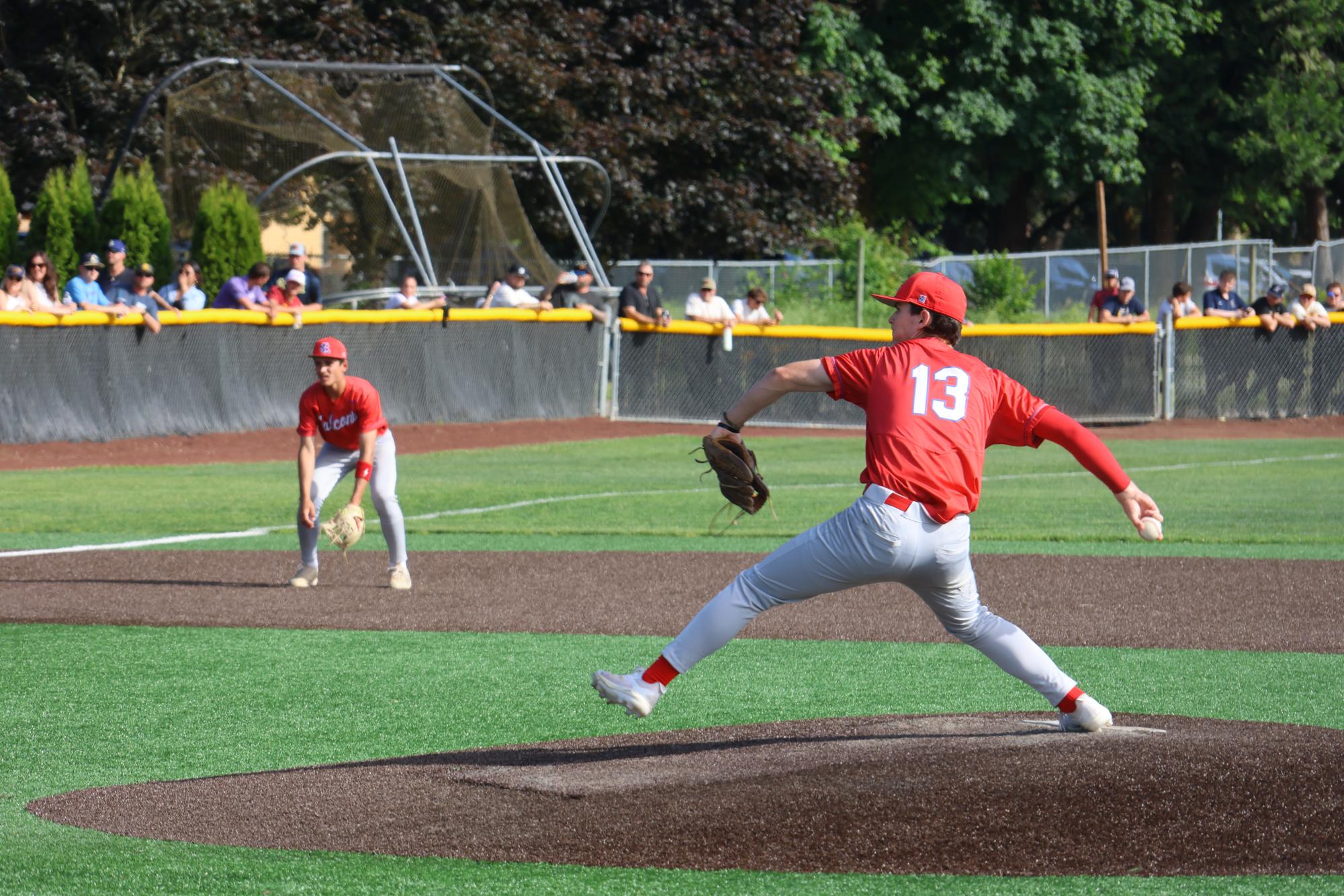 Photo Story: Falcons Fall Short 14-10 at Canby in Second Round of Playoffs
