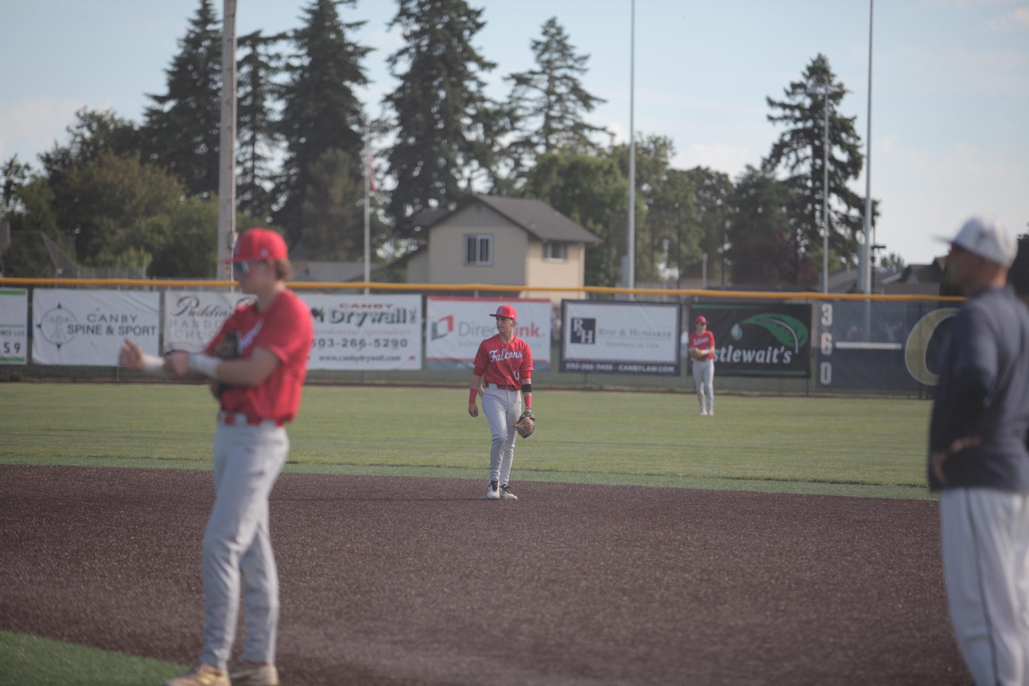 Photo Story: Falcons Fall Short 14-10 at Canby in Second Round of Playoffs