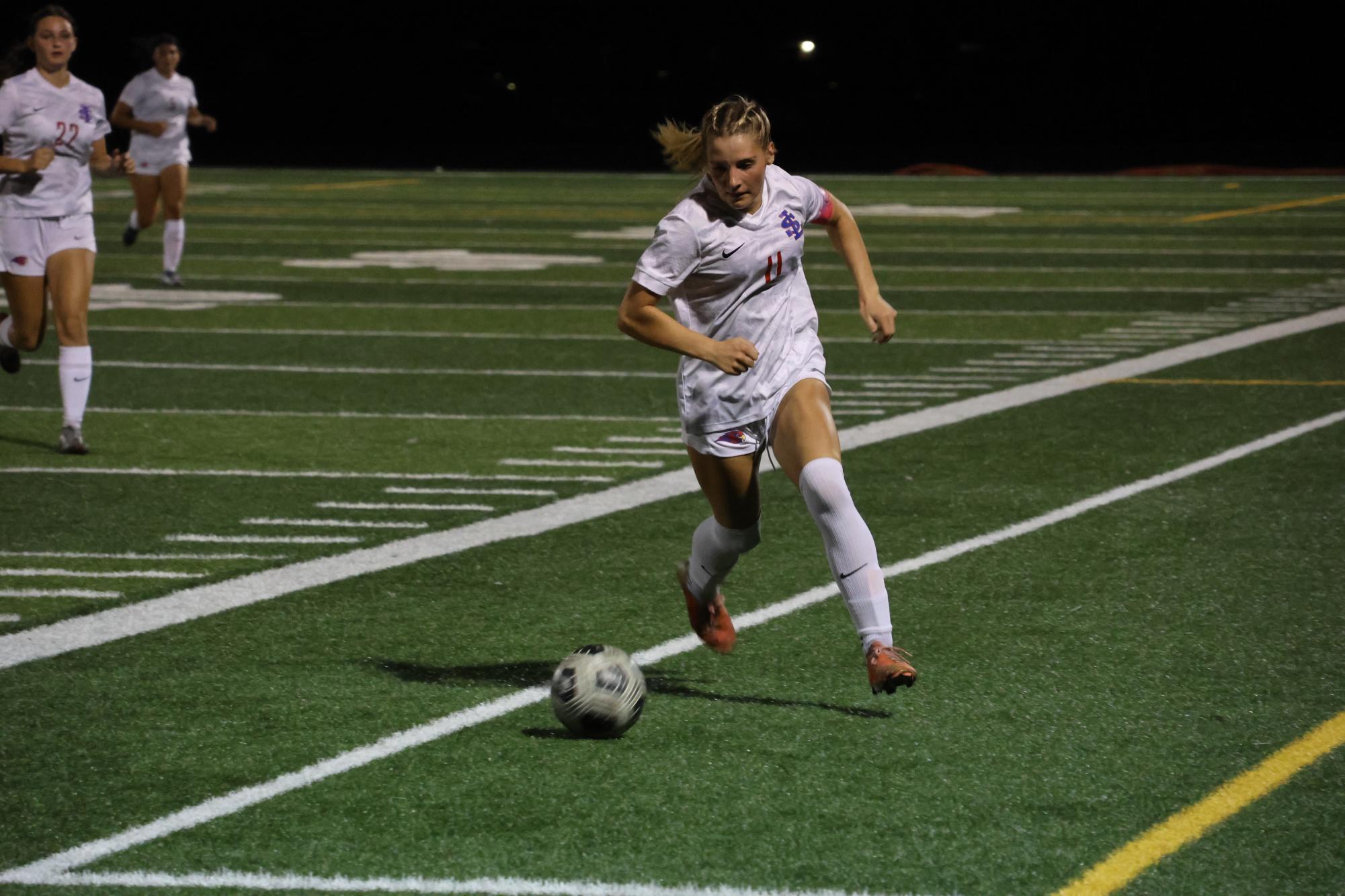 Photo Story: Girls Soccer Falters in their First Game, Losing 4-2