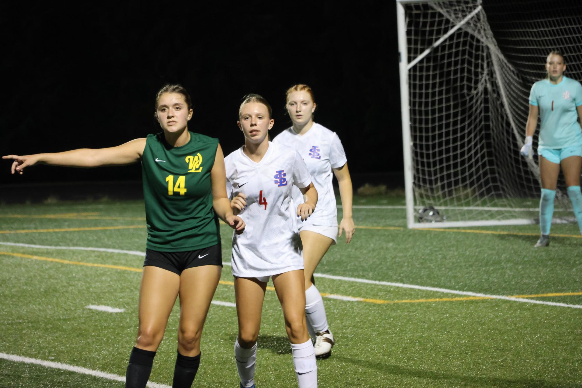 Photo Story: Girls Soccer Falters in their First Game, Losing 4-2