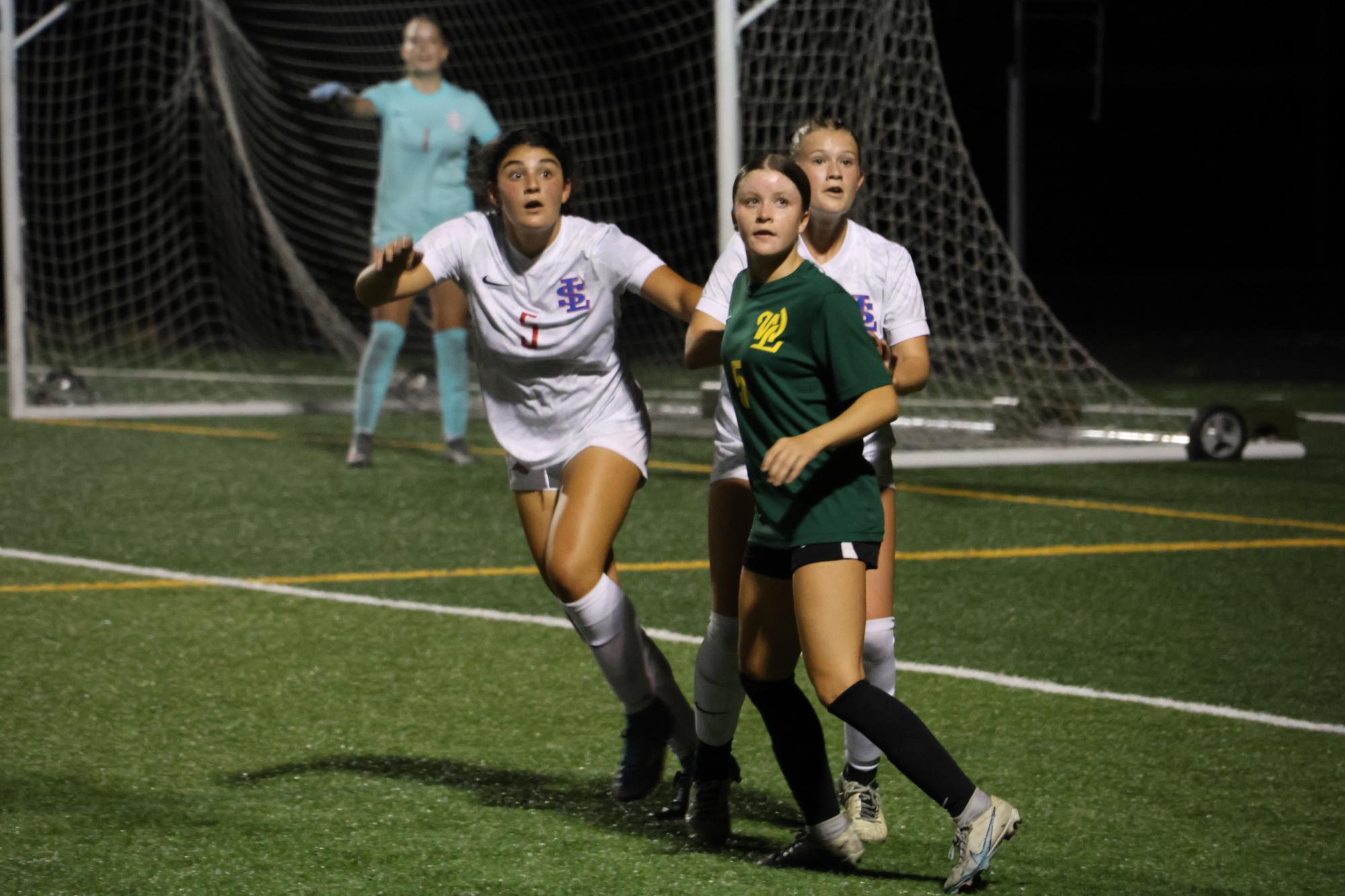 Photo Story: Girls Soccer Falters in their First Game, Losing 4-2