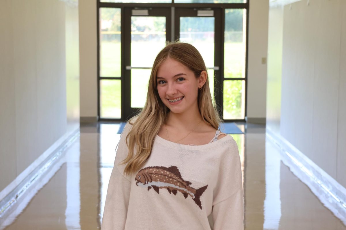 Sophomore Brooklyn Daraio hopes to take tumbling classes in the near future to improve on her tumbling abilities.