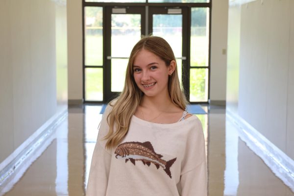 Sophomore Brooklyn Daraio hopes to take tumbling classes in the near future to improve on her tumbling abilities.